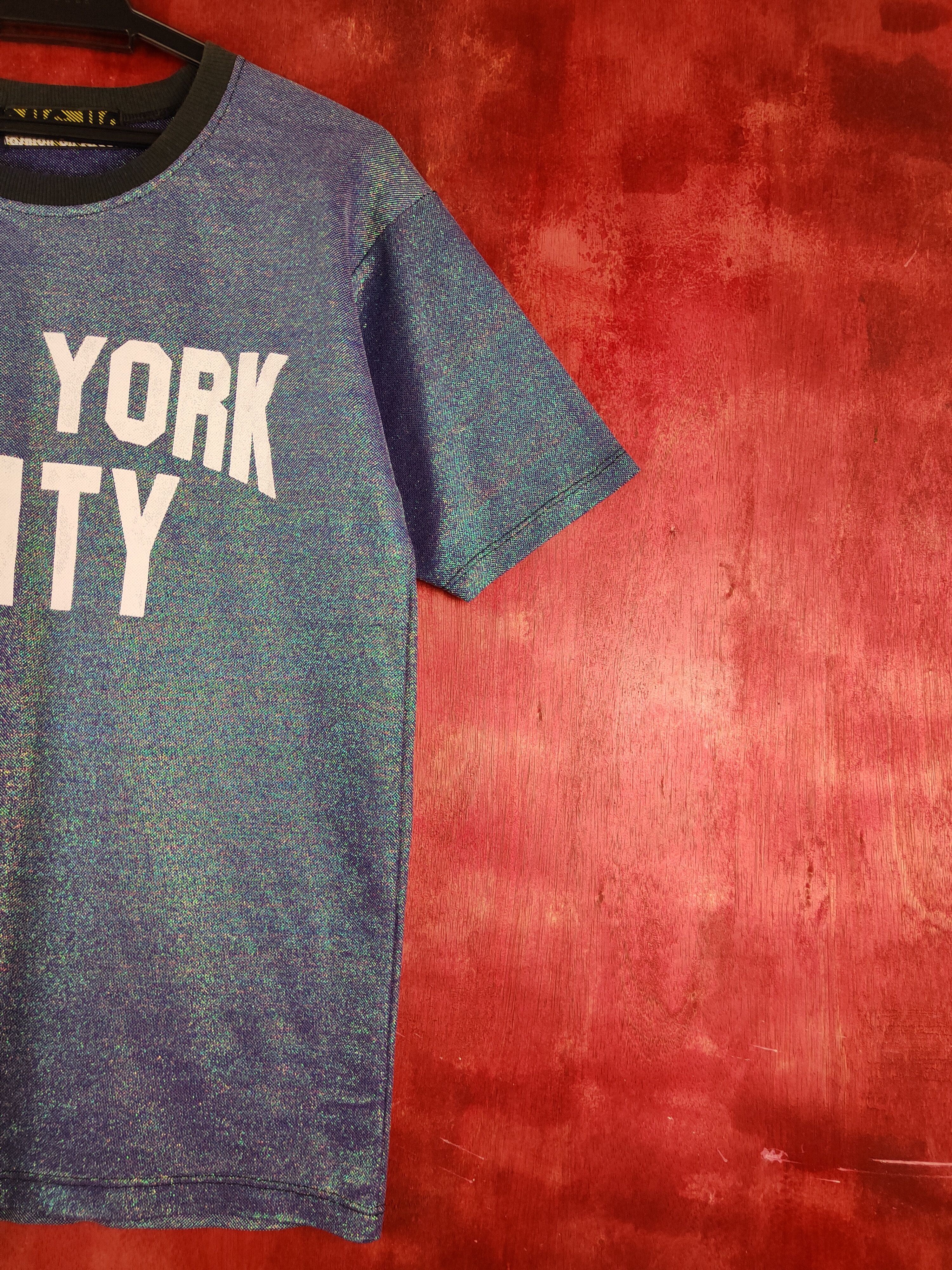 Japanese Brand Csic Up Purple NY City Meshnet Short Sleeve T-shirt #S1116 Size US M / EU 48-50 / 2 - 5 Thumbnail