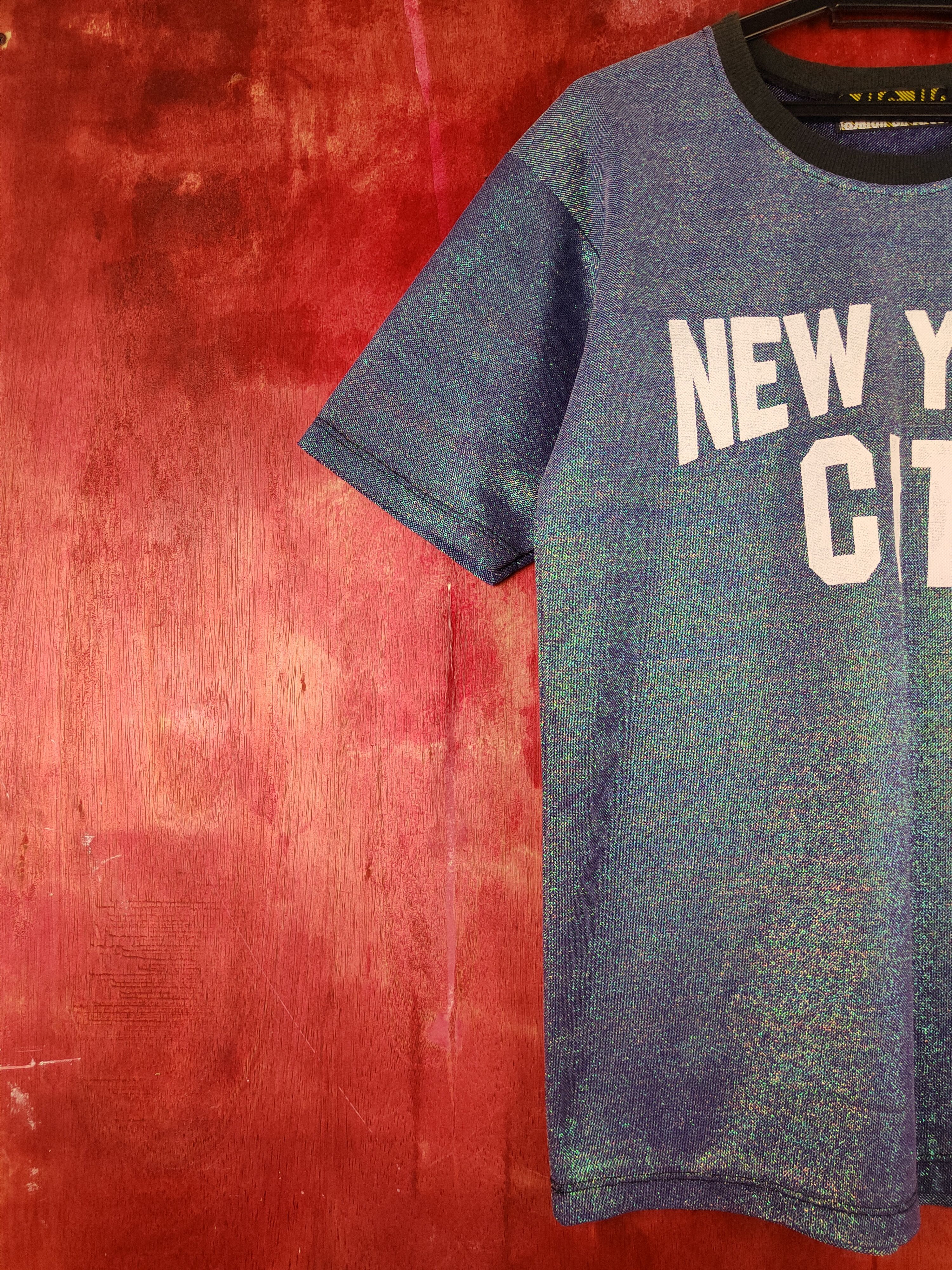 Japanese Brand Csic Up Purple NY City Meshnet Short Sleeve T-shirt #S1116 Size US M / EU 48-50 / 2 - 3 Thumbnail