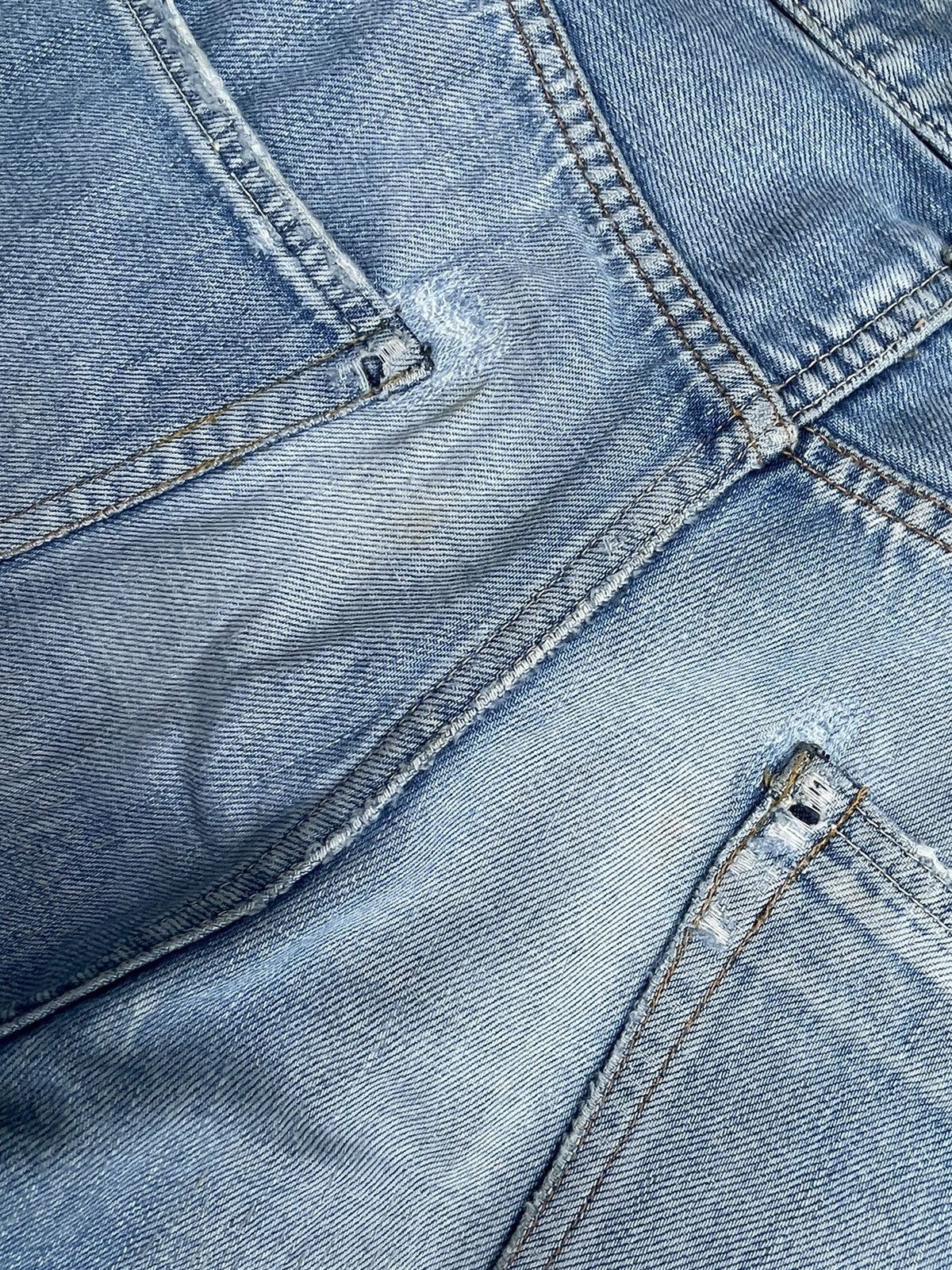 Visvim Vintage Visvim Selvedge Aging Distresed Rework Size US 33 - 17 Thumbnail