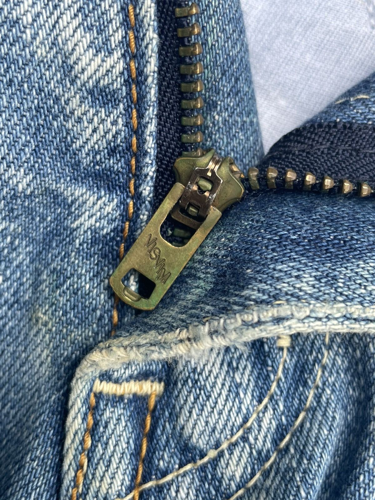 Visvim Vintage Visvim Selvedge Aging Distresed Rework Size US 33 - 22 Thumbnail