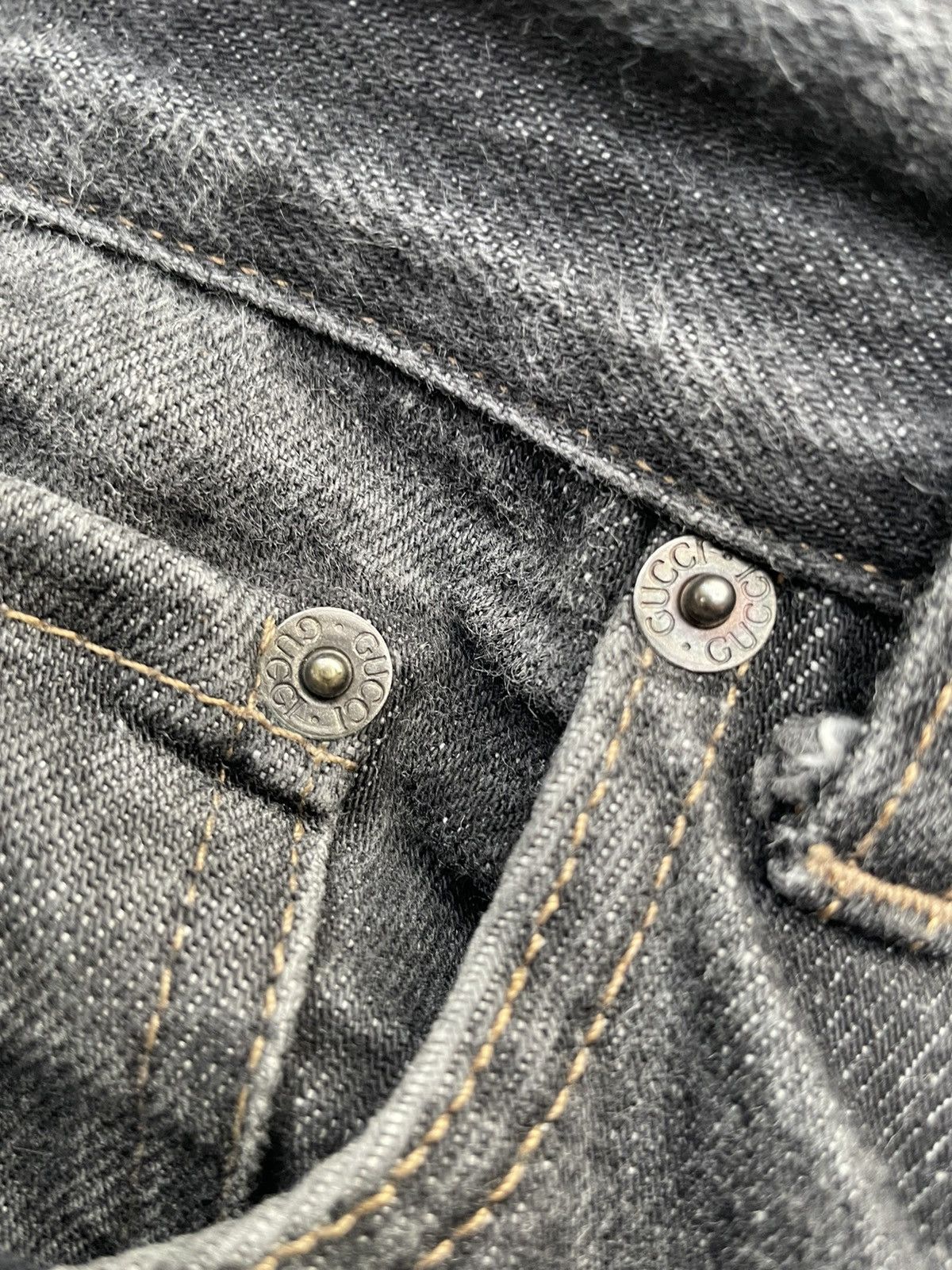 Gucci Gucci Green & Redline Selvedge Denim Size US 30 / EU 46 - 16 Thumbnail