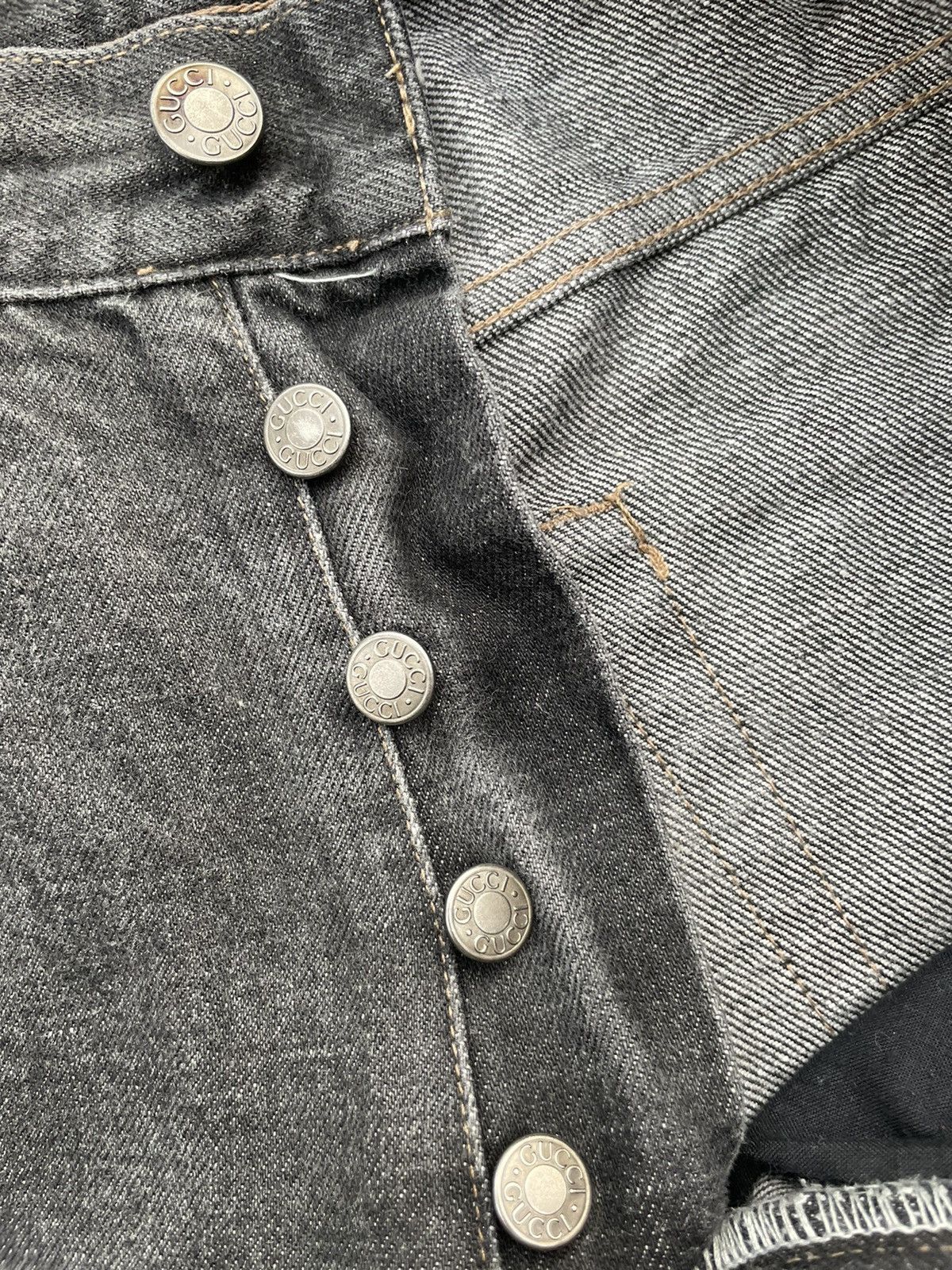 Gucci Gucci Green & Redline Selvedge Denim Size US 30 / EU 46 - 18 Thumbnail