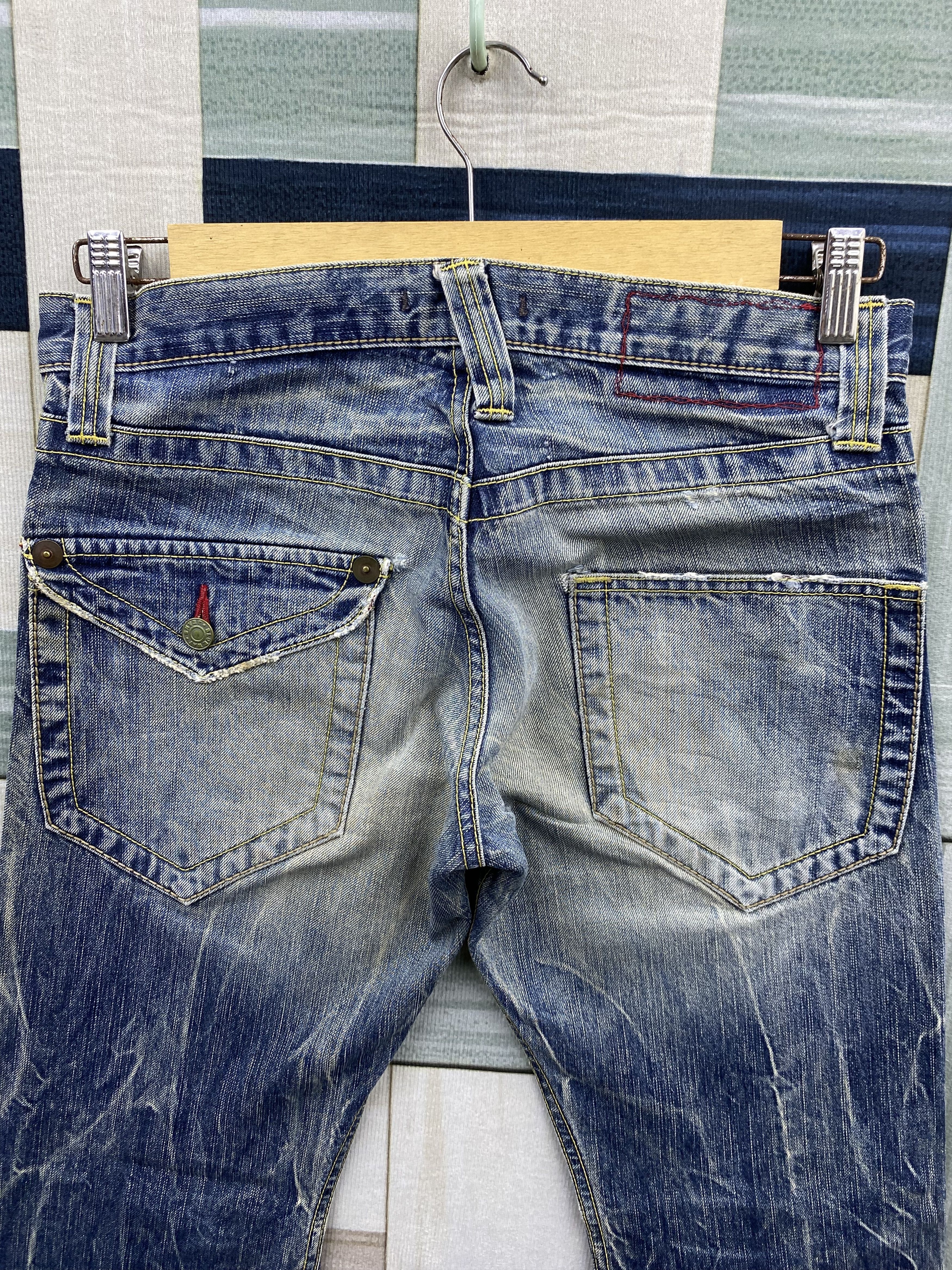 Japanese Brand Vintage Japanese Brand Blue Way Distress Denim Jean Size US 28 / EU 44 - 4 Thumbnail