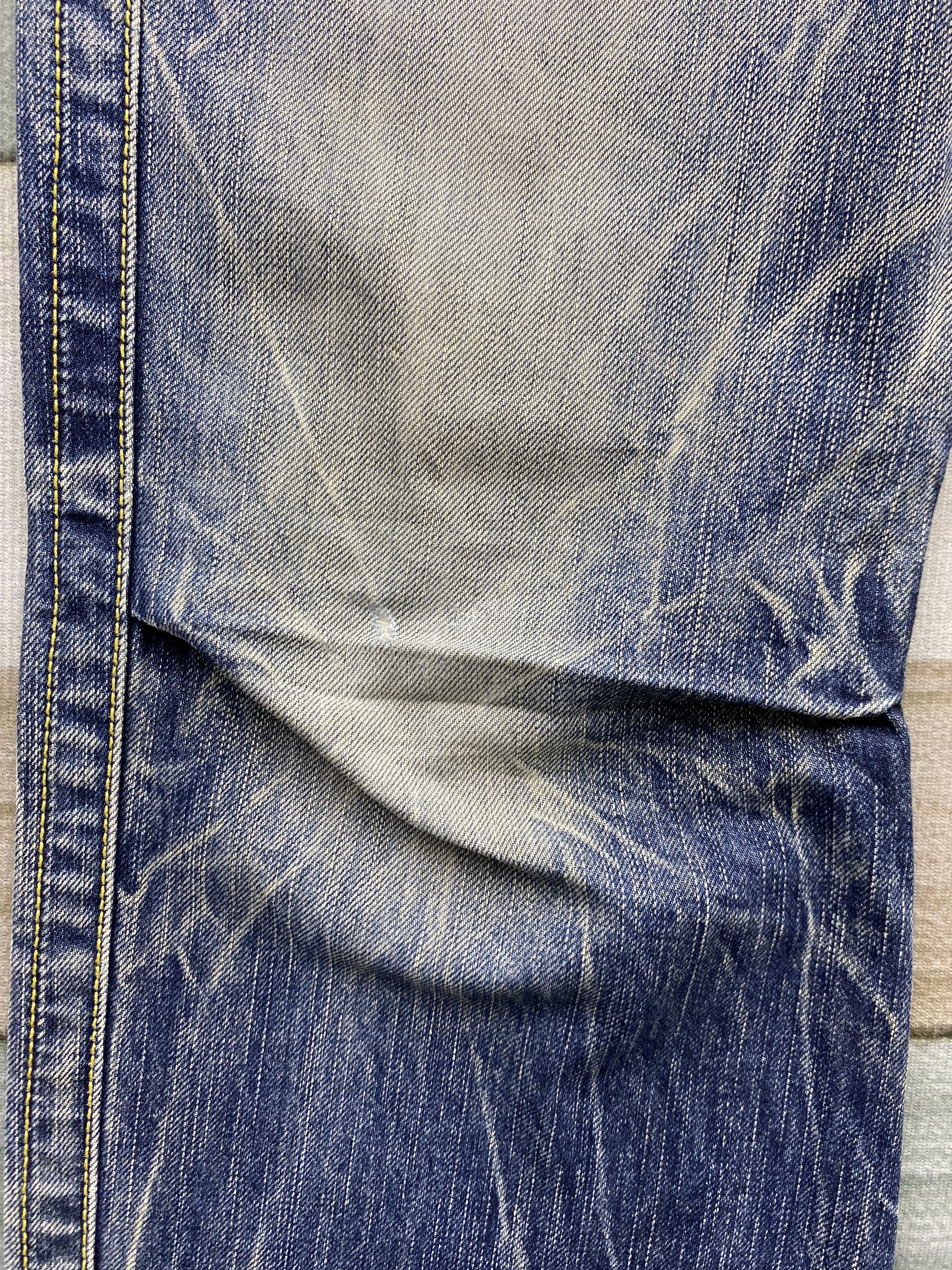 Japanese Brand Vintage Japanese Brand Blue Way Distress Denim Jean Size US 28 / EU 44 - 11 Thumbnail