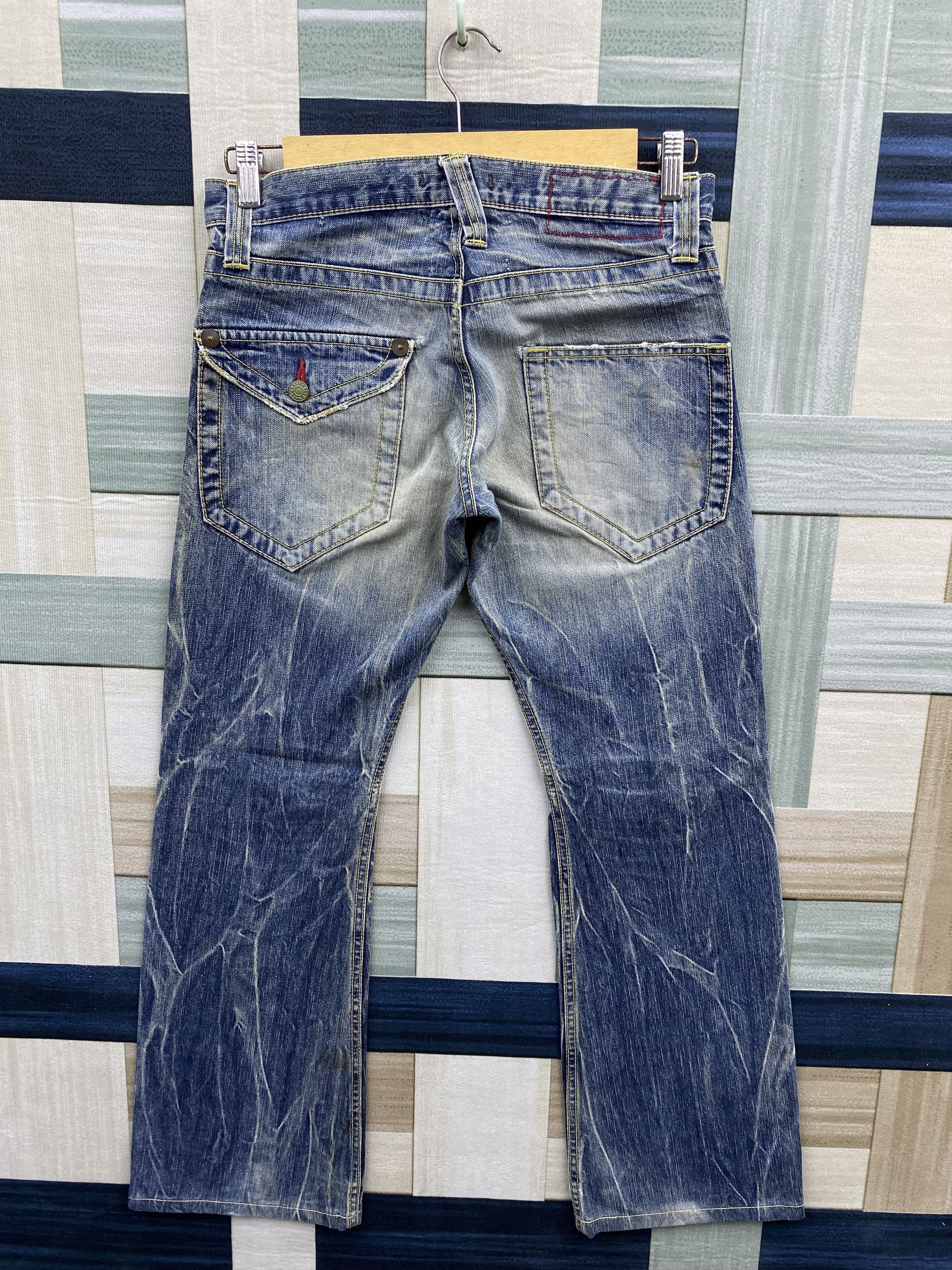 Japanese Brand Vintage Japanese Brand Blue Way Distress Denim Jean Size US 28 / EU 44 - 2 Thumbnail