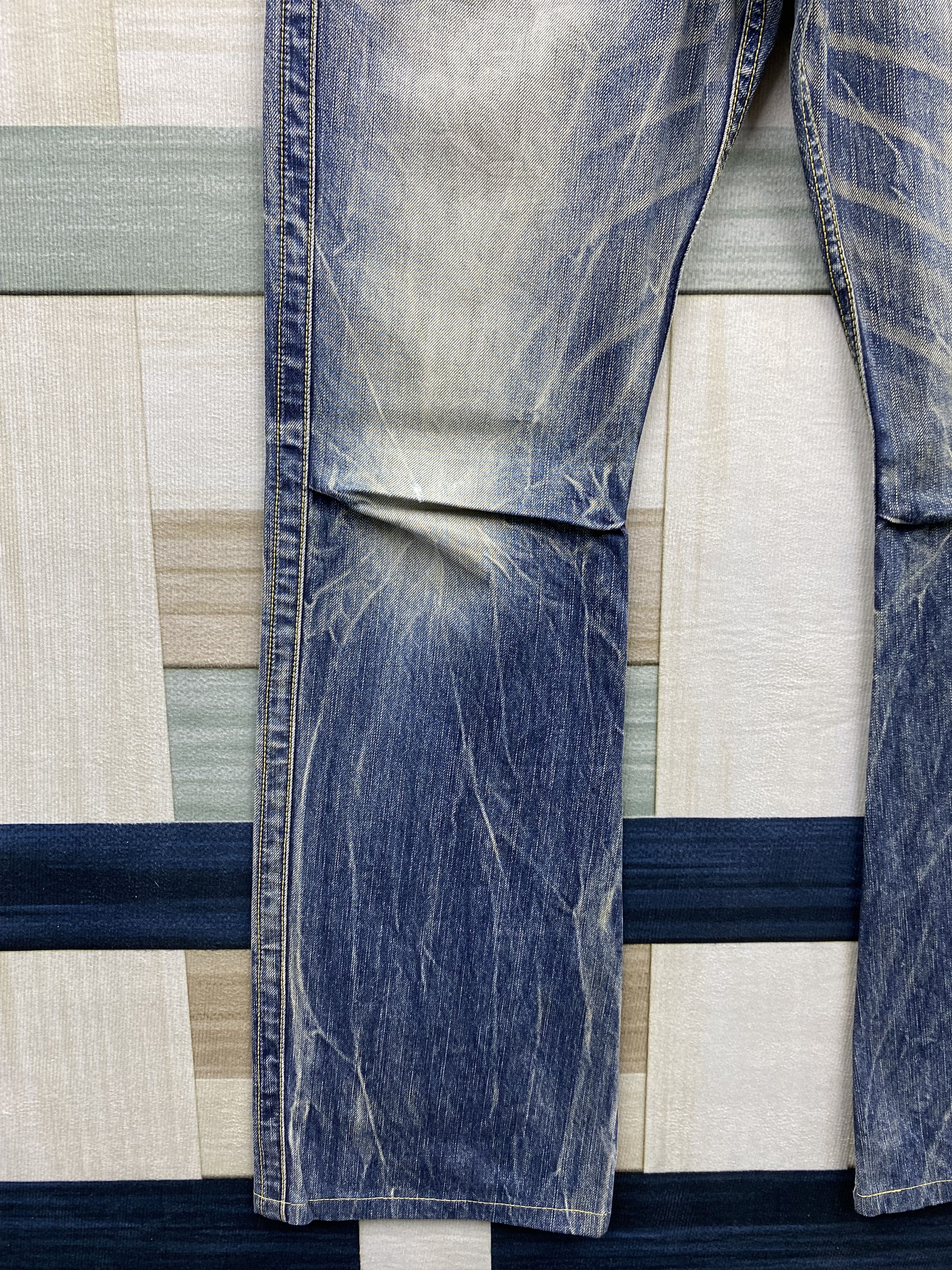 Japanese Brand Vintage Japanese Brand Blue Way Distress Denim Jean Size US 28 / EU 44 - 7 Thumbnail