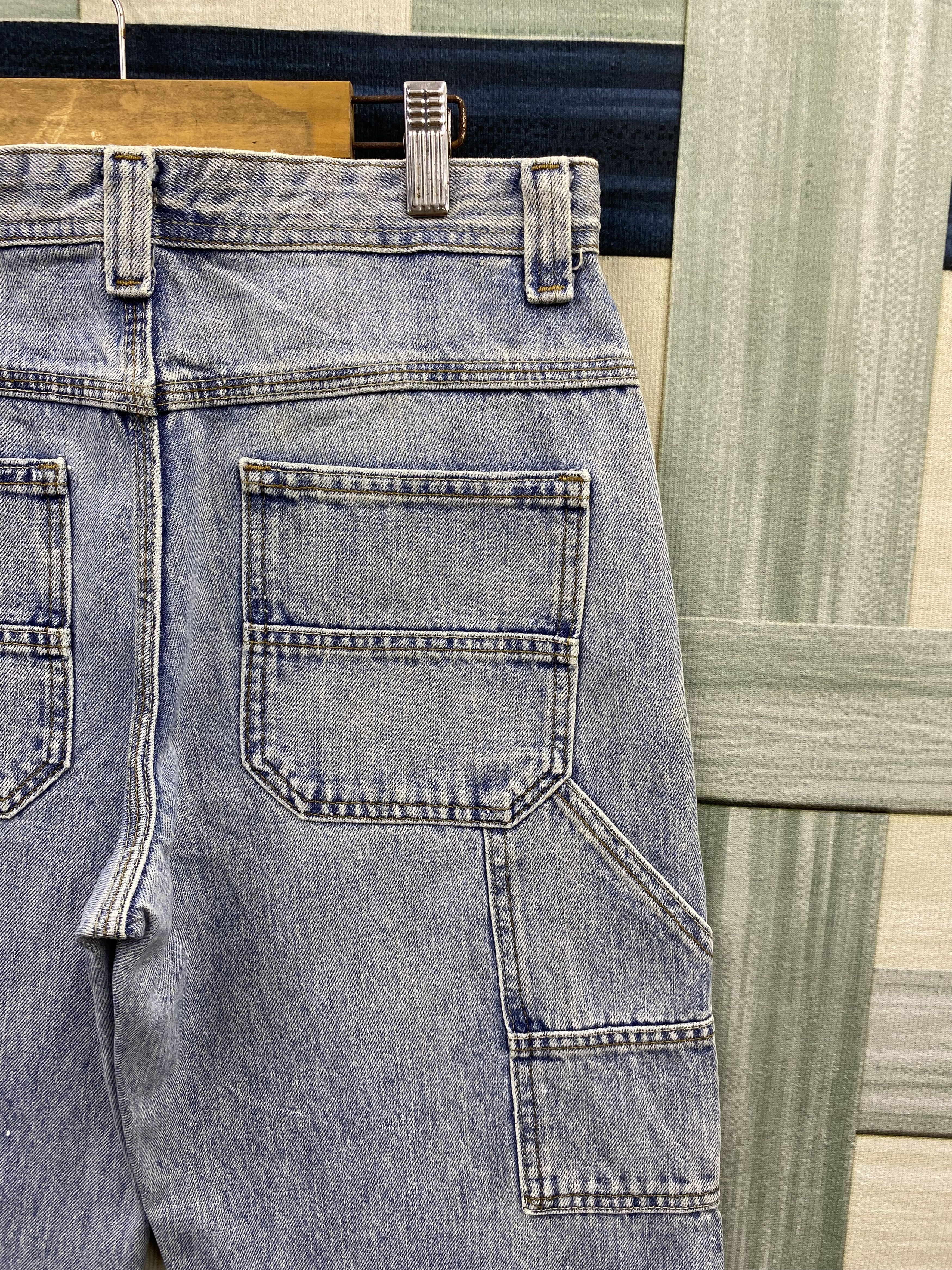 Lee Vintage Y2K Lee Dungarees Carpenter Denim Pant Size US 29 - 10 Thumbnail