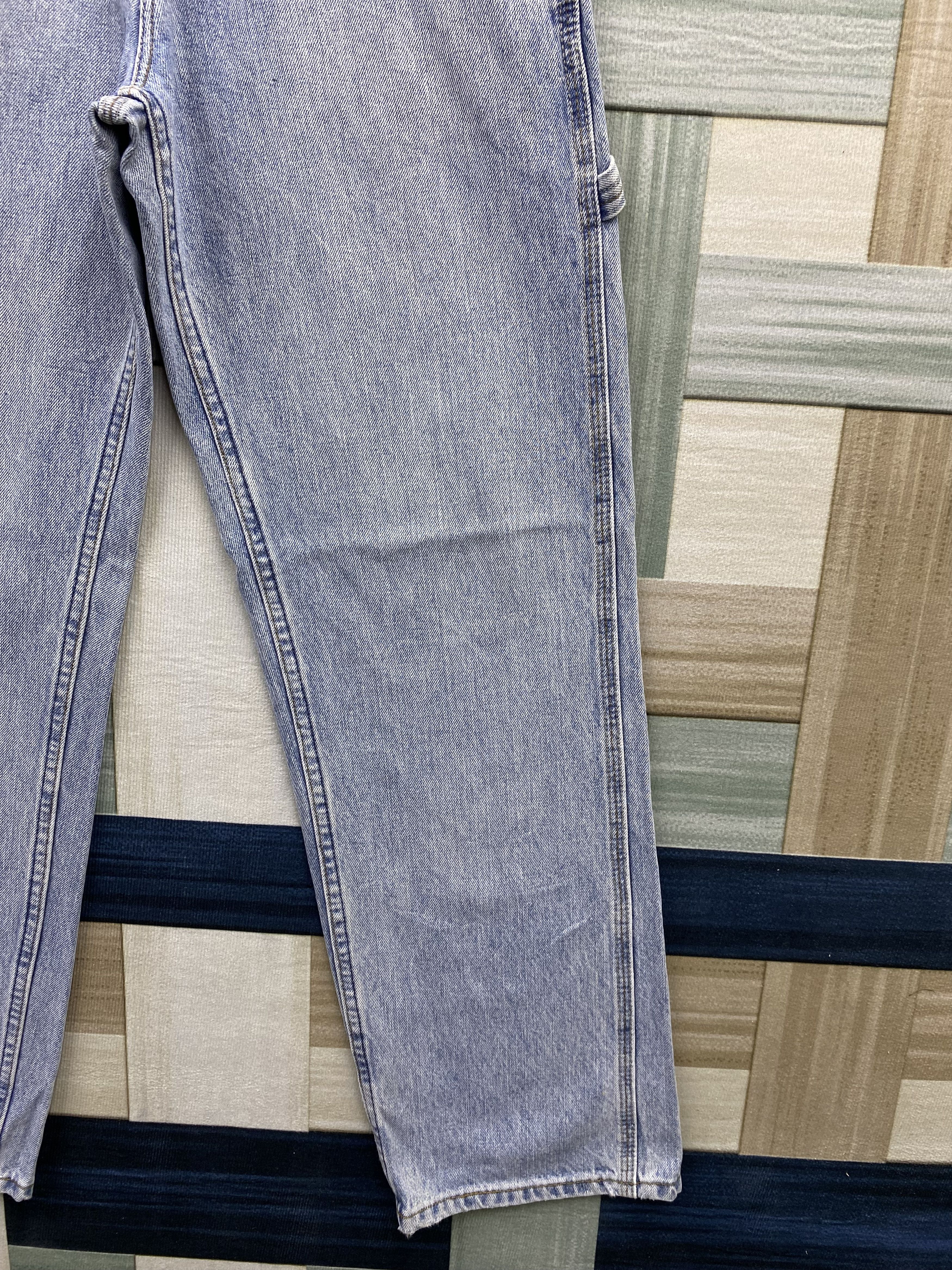 Lee Vintage Y2K Lee Dungarees Carpenter Denim Pant Size US 29 - 8 Thumbnail