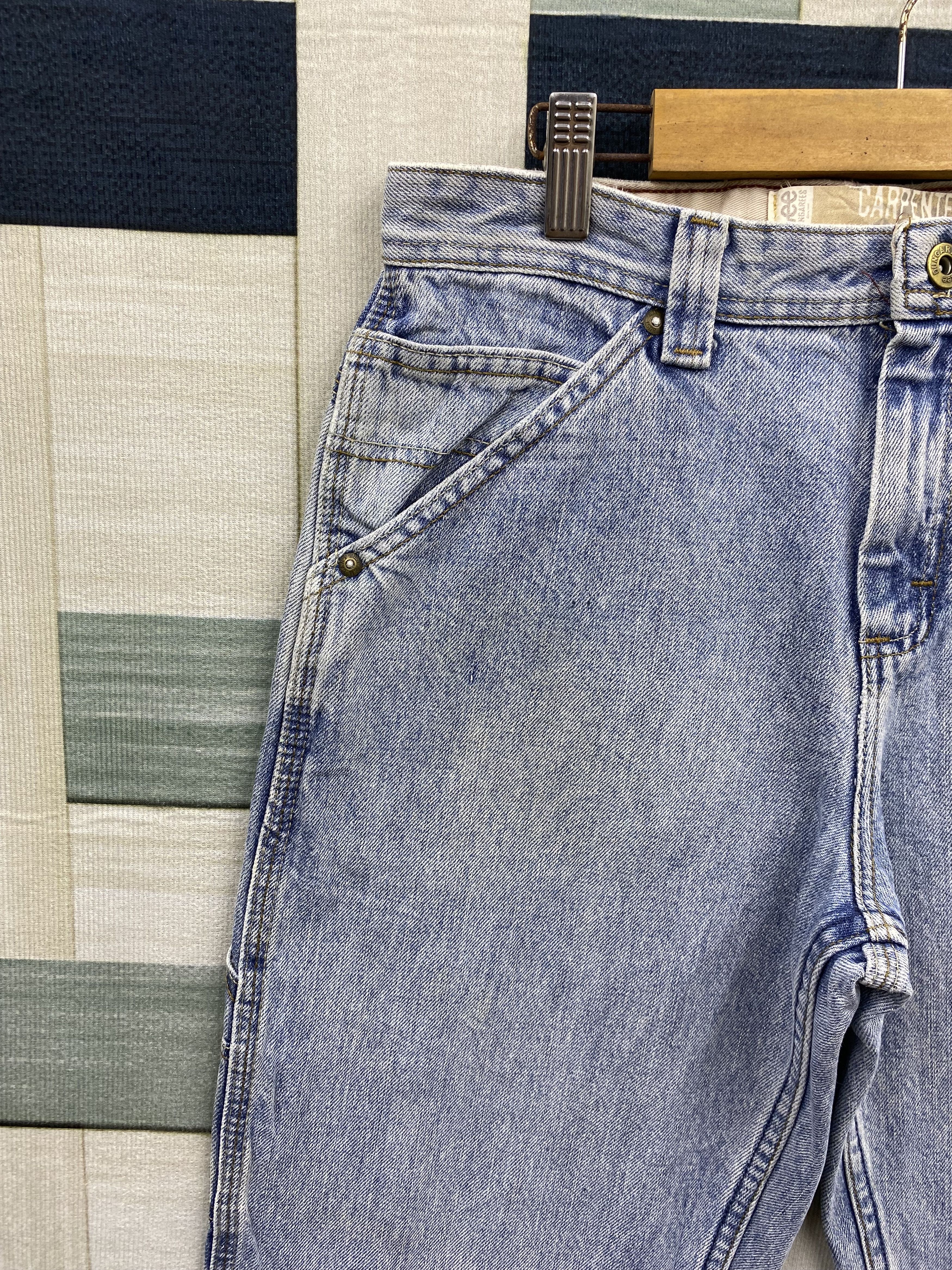 Lee Vintage Y2K Lee Dungarees Carpenter Denim Pant Size US 29 - 5 Thumbnail