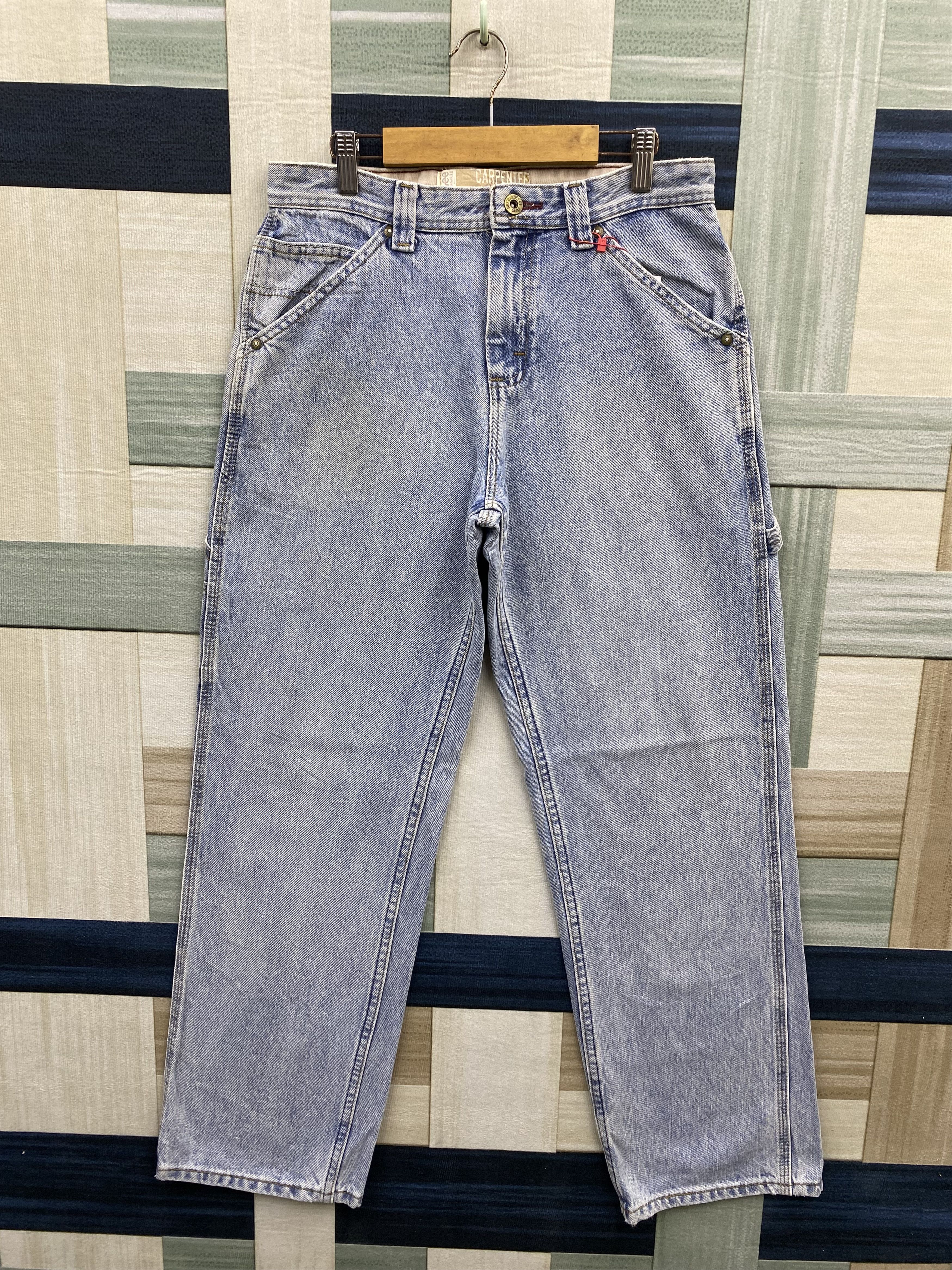 Lee Vintage Y2K Lee Dungarees Carpenter Denim Pant Size US 29 - 1 Thumbnail