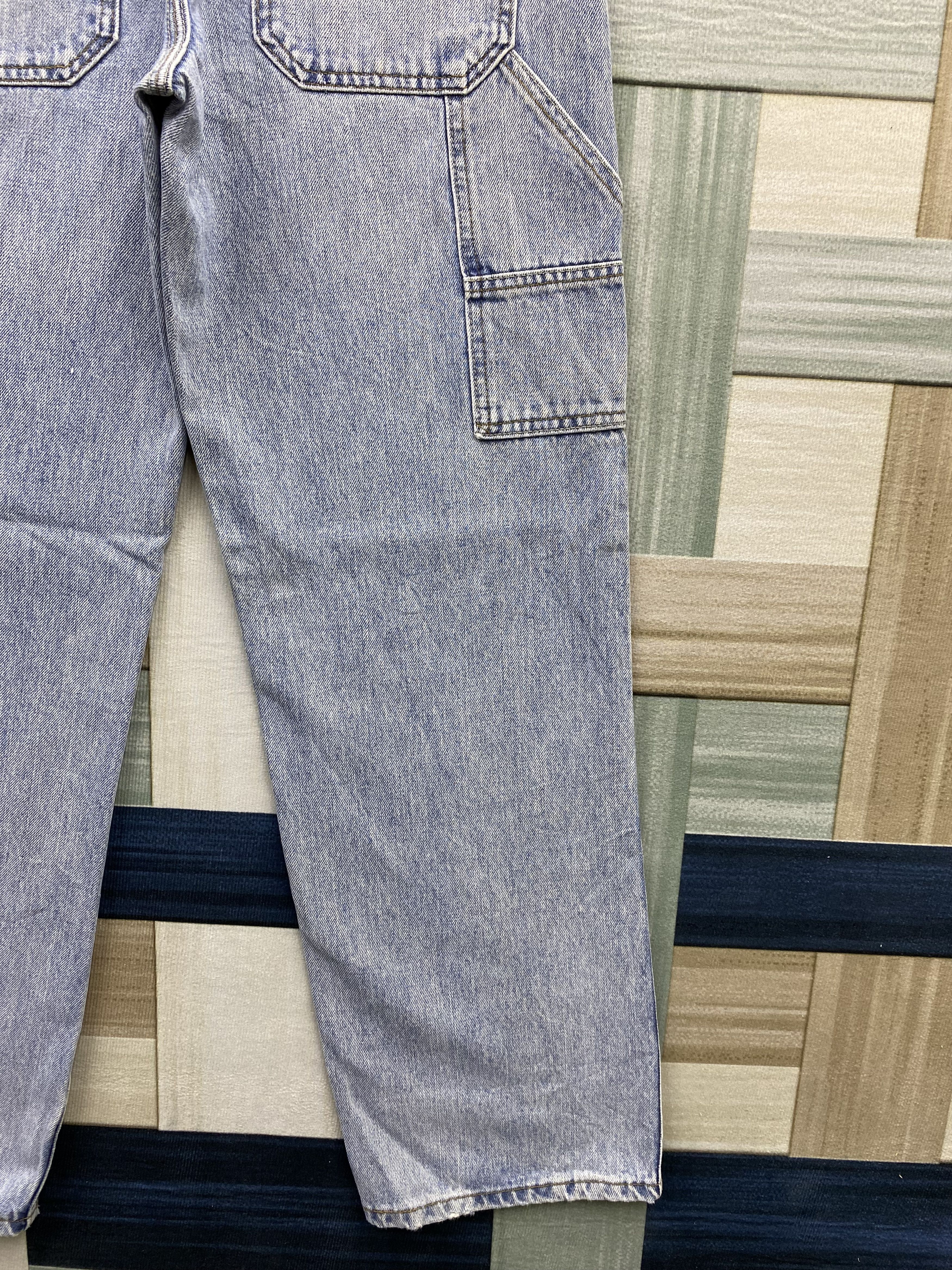 Lee Vintage Y2K Lee Dungarees Carpenter Denim Pant Size US 29 - 12 Thumbnail