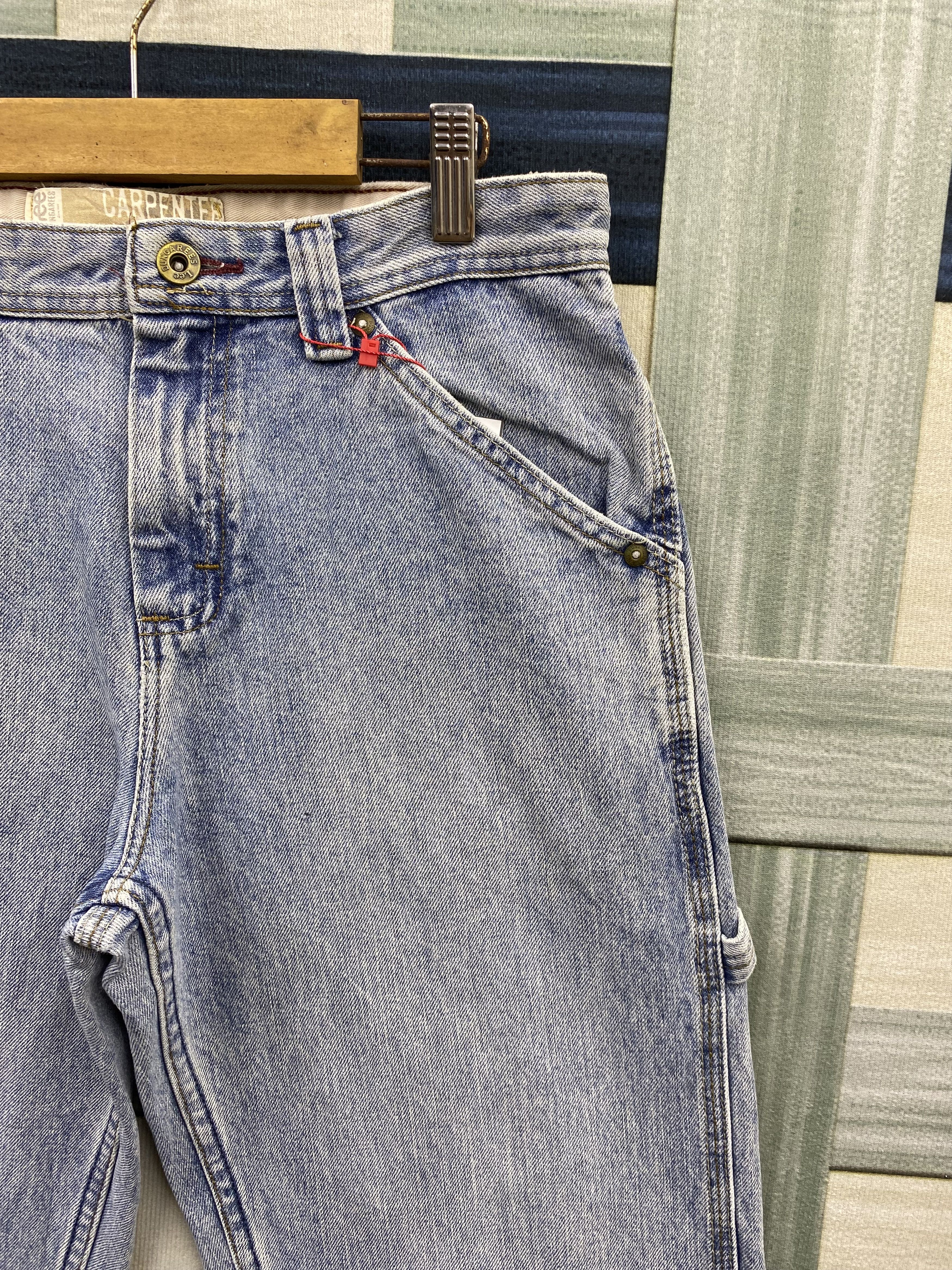 Lee Vintage Y2K Lee Dungarees Carpenter Denim Pant Size US 29 - 6 Thumbnail