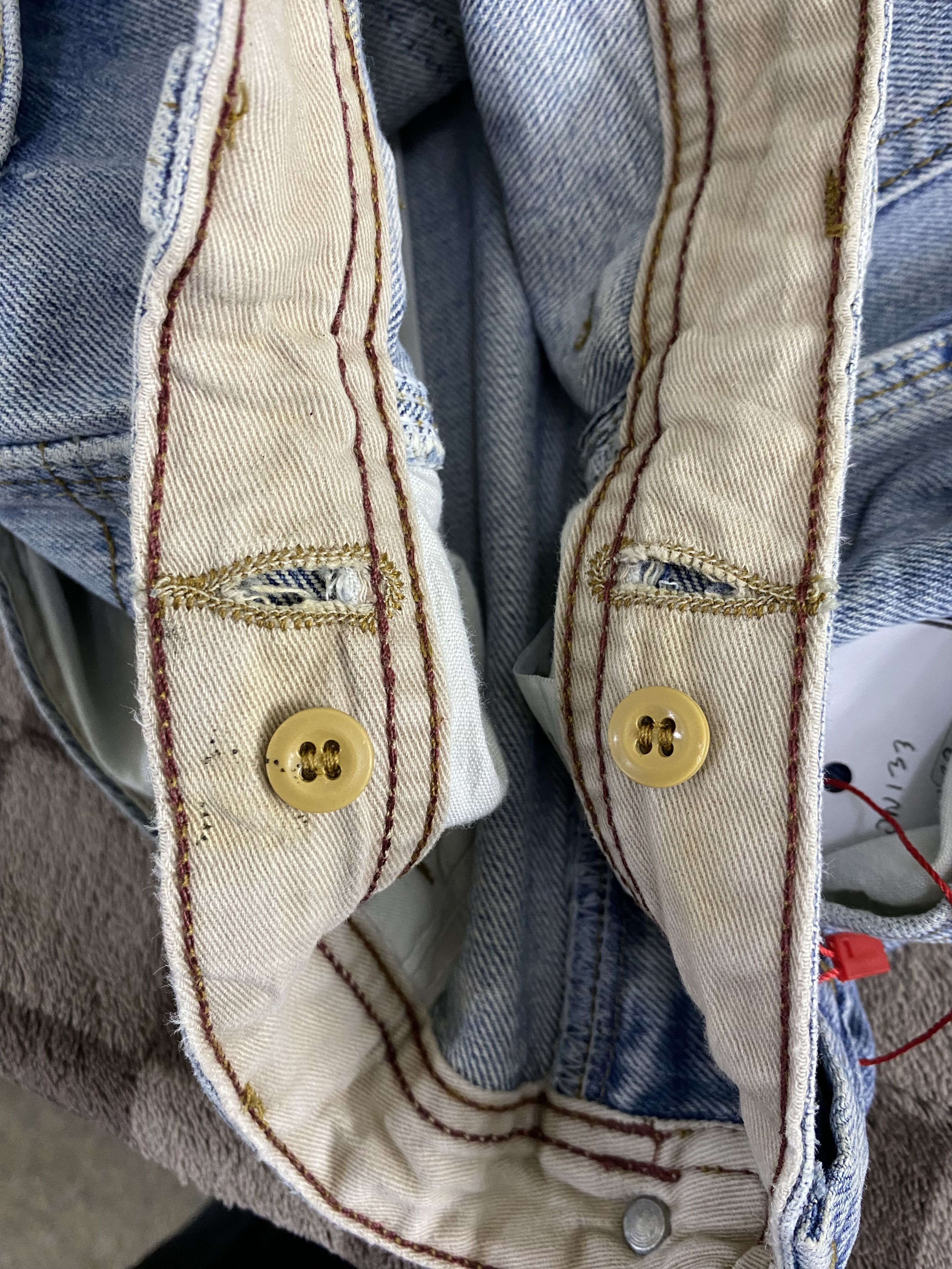 Lee Vintage Y2K Lee Dungarees Carpenter Denim Pant Size US 29 - 16 Thumbnail