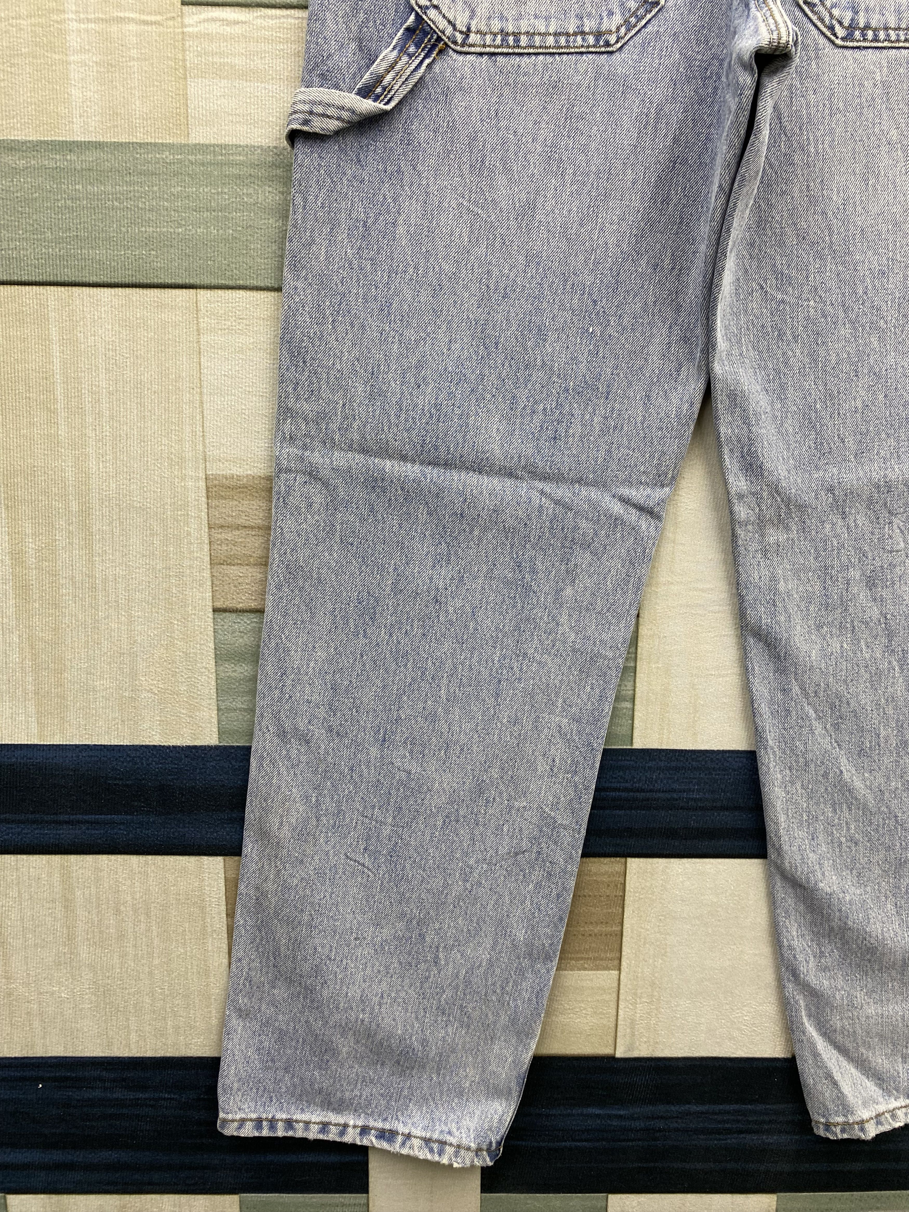 Lee Vintage Y2K Lee Dungarees Carpenter Denim Pant Size US 29 - 11 Thumbnail