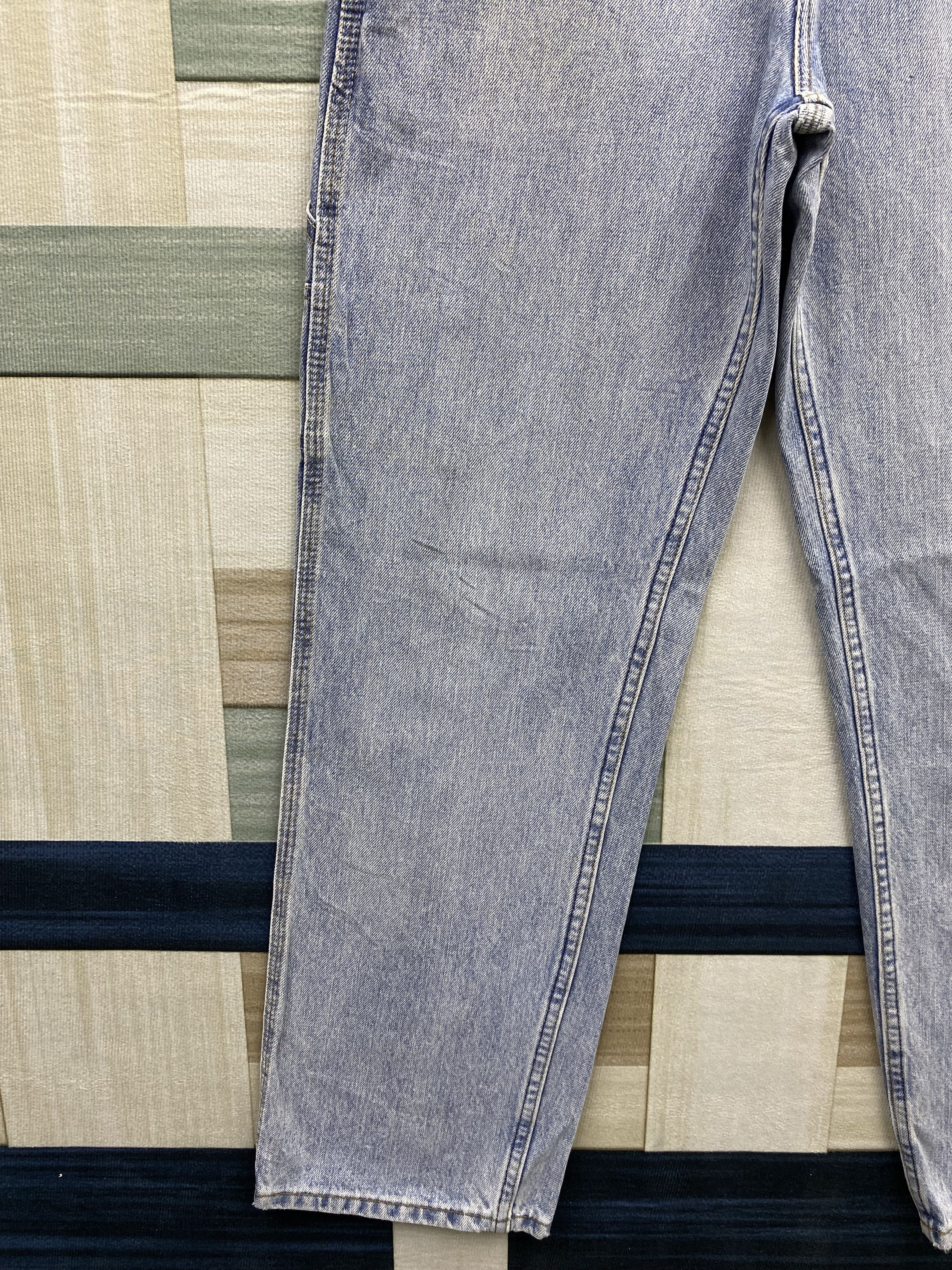 Lee Vintage Y2K Lee Dungarees Carpenter Denim Pant Size US 29 - 7 Thumbnail