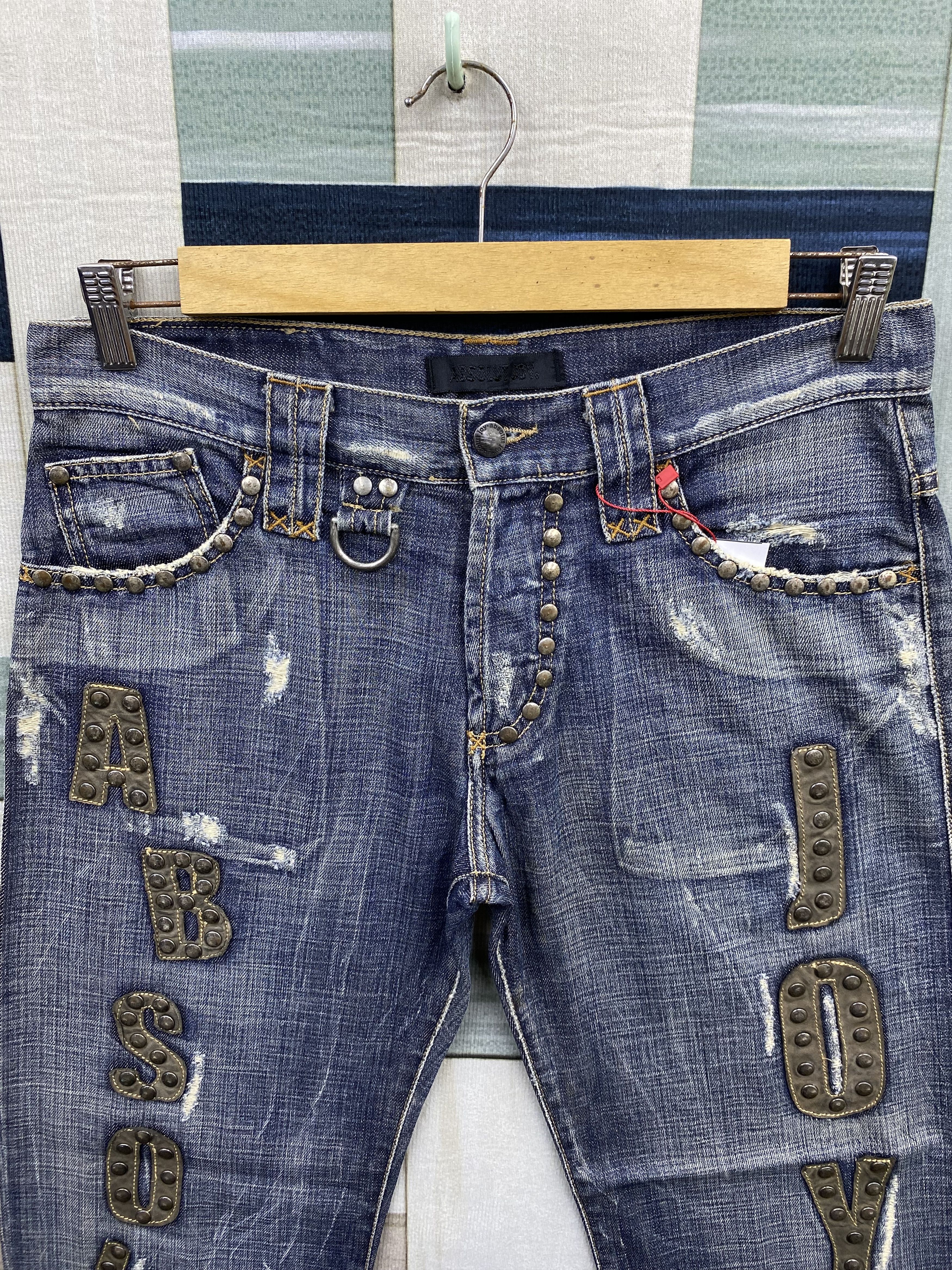 Absolut Joy Vintage Absolut Joy Patches Distress Style Denim Jean Size US 31 - 3 Thumbnail