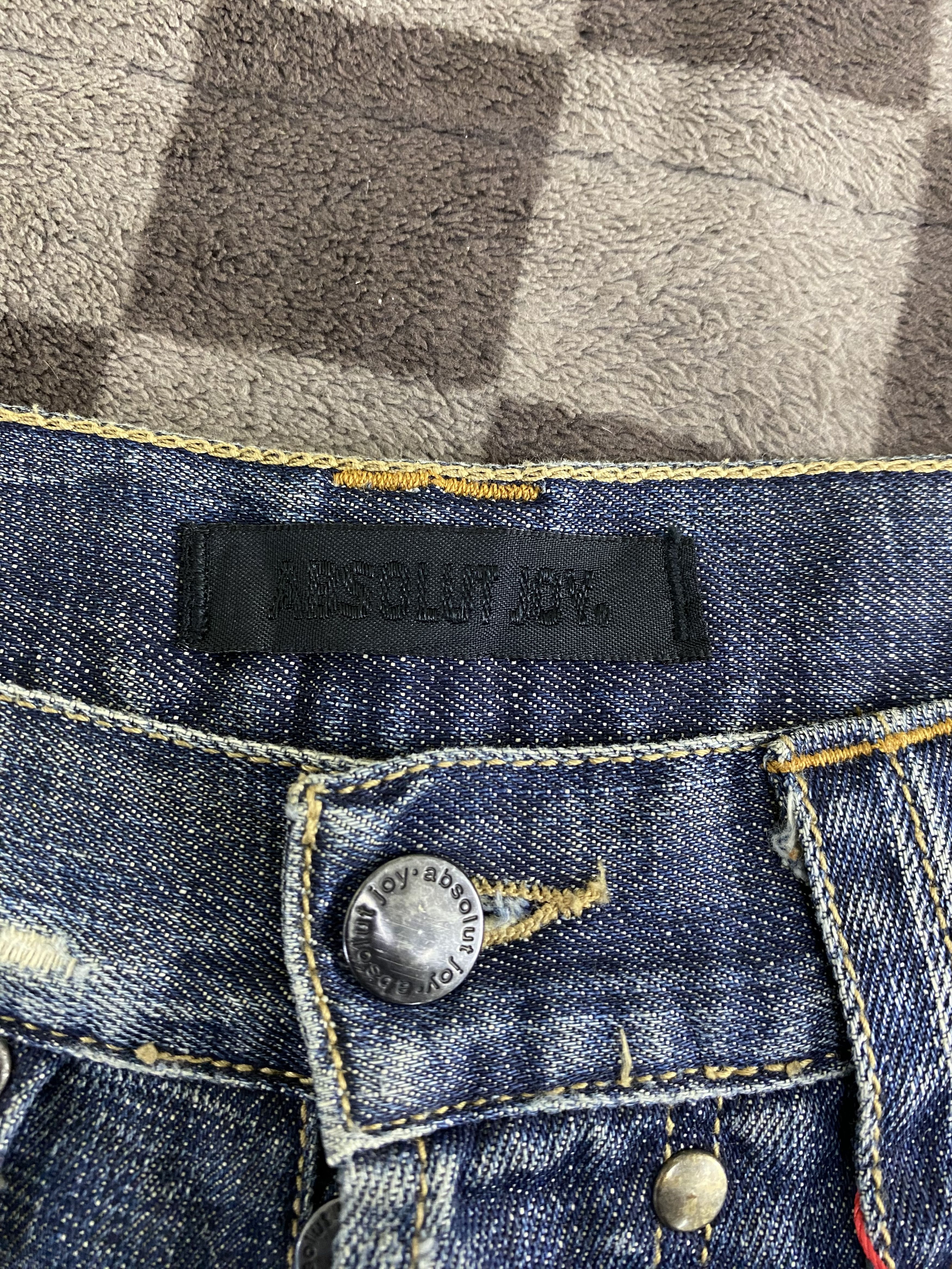 Absolut Joy Vintage Absolut Joy Patches Distress Style Denim Jean Size US 31 - 17 Thumbnail