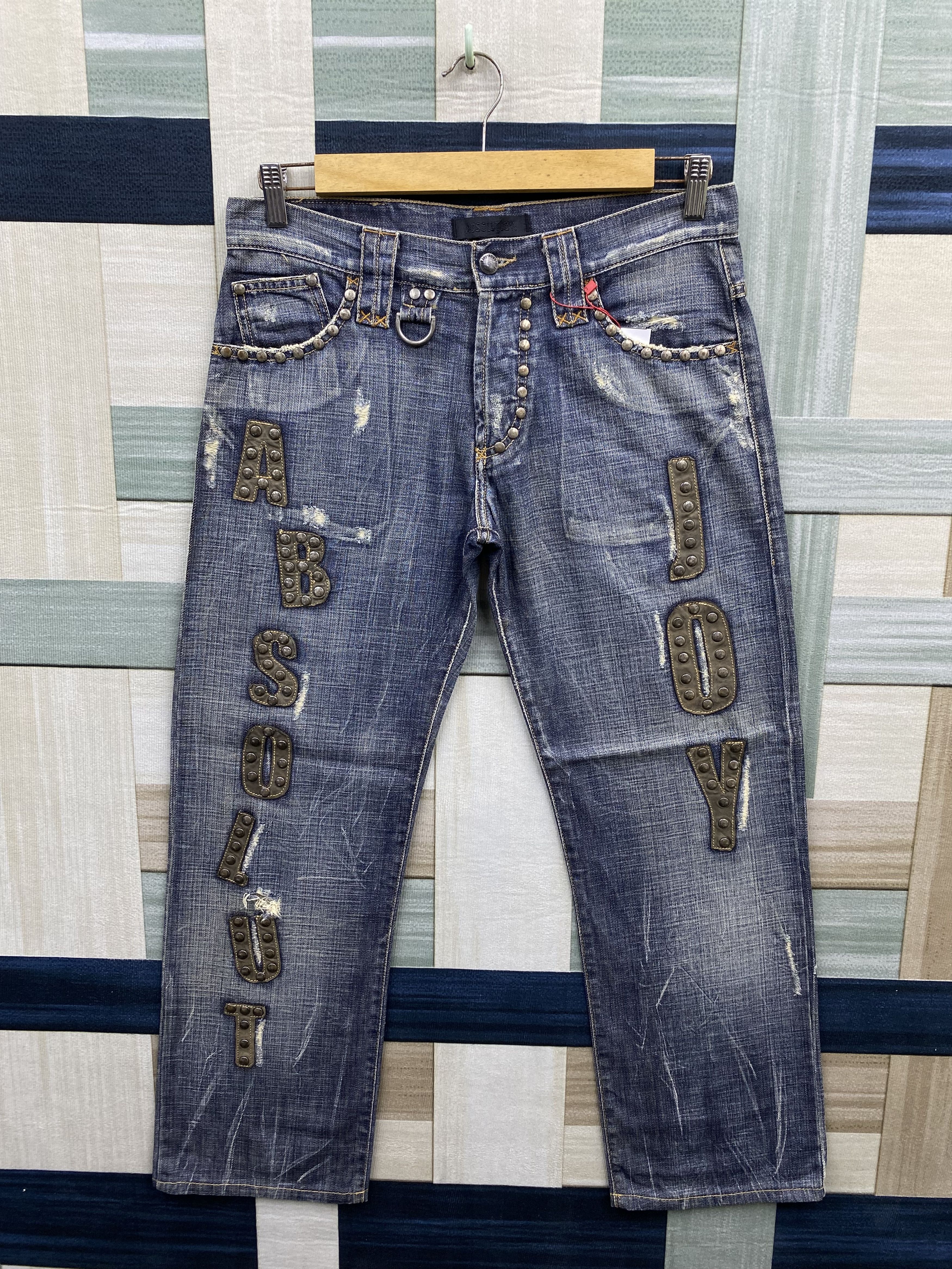 Absolut Joy Vintage Absolut Joy Patches Distress Style Denim Jean Size US 31 - 1 Thumbnail