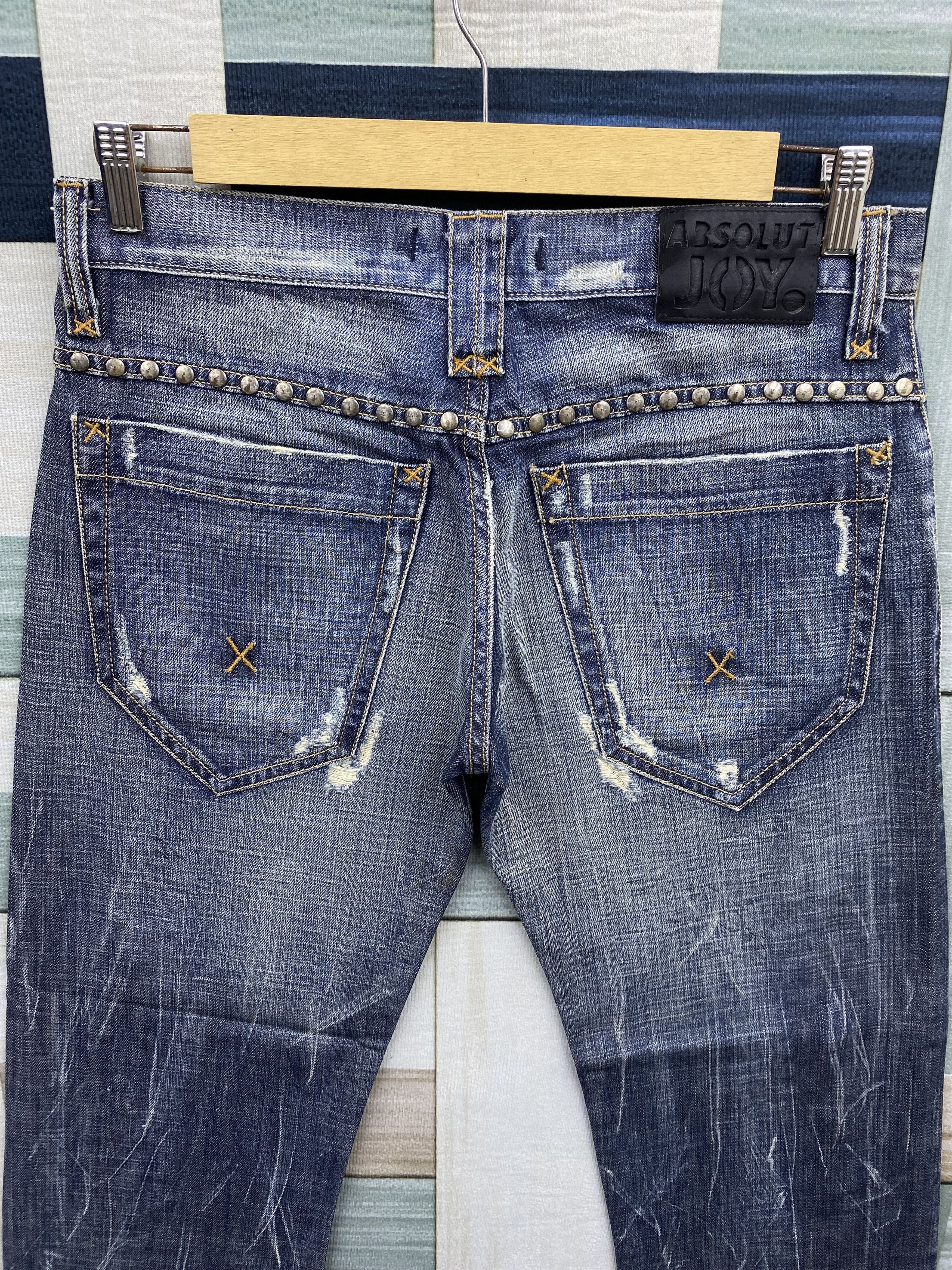 Absolut Joy Vintage Absolut Joy Patches Distress Style Denim Jean Size US 31 - 4 Thumbnail