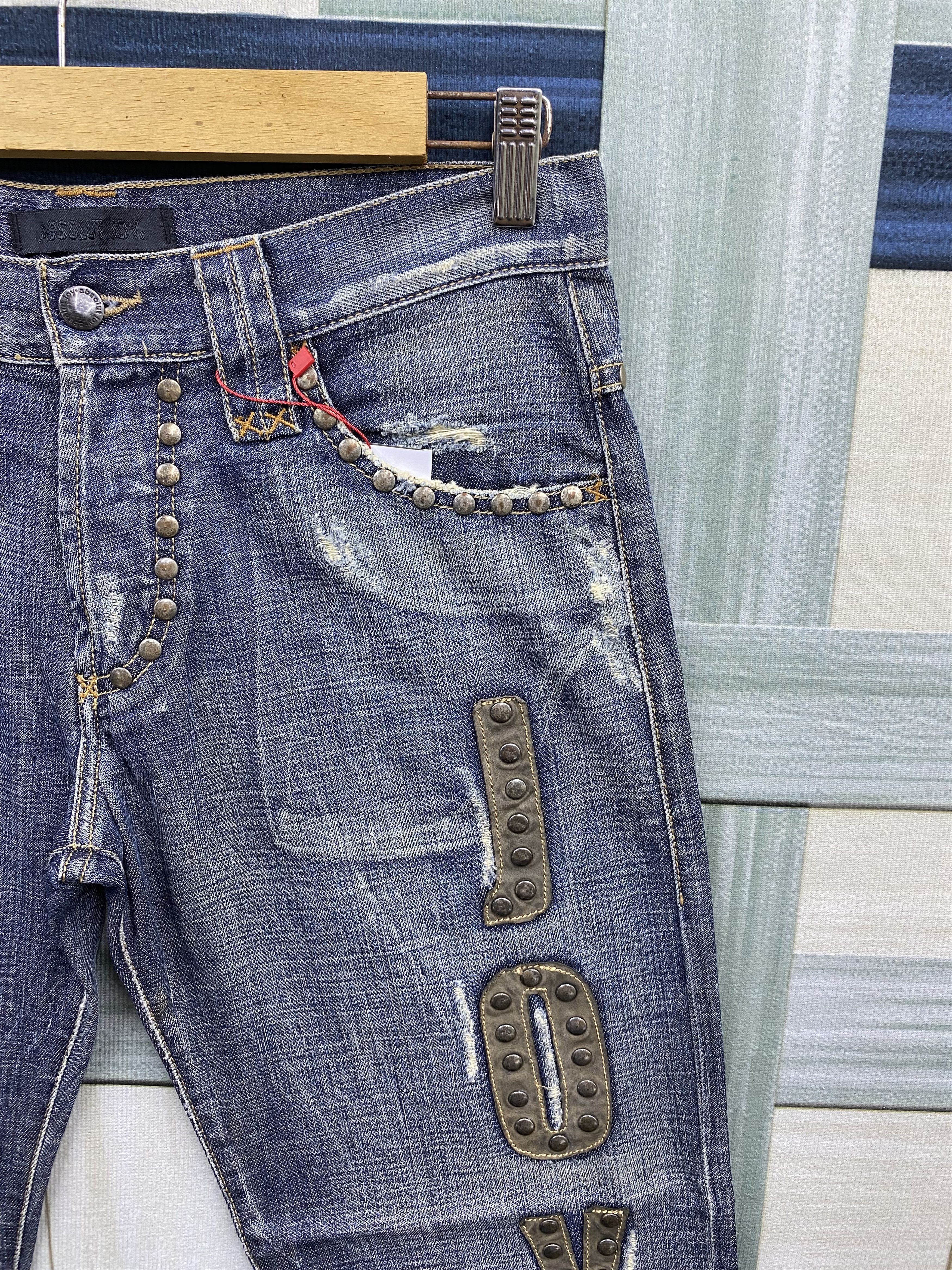 Absolut Joy Vintage Absolut Joy Patches Distress Style Denim Jean Size US 31 - 7 Thumbnail