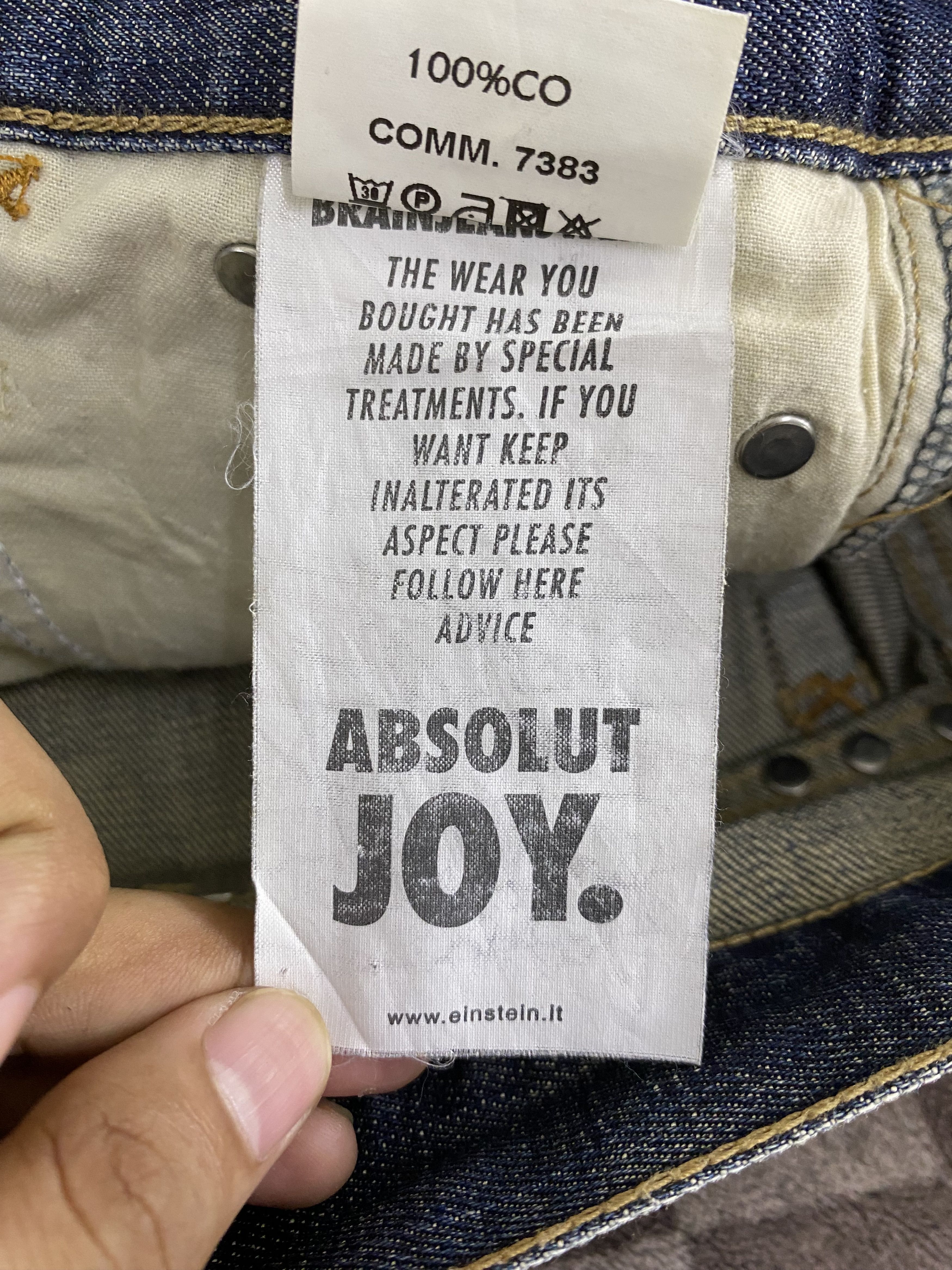 Absolut Joy Vintage Absolut Joy Patches Distress Style Denim Jean Size US 31 - 20 Thumbnail