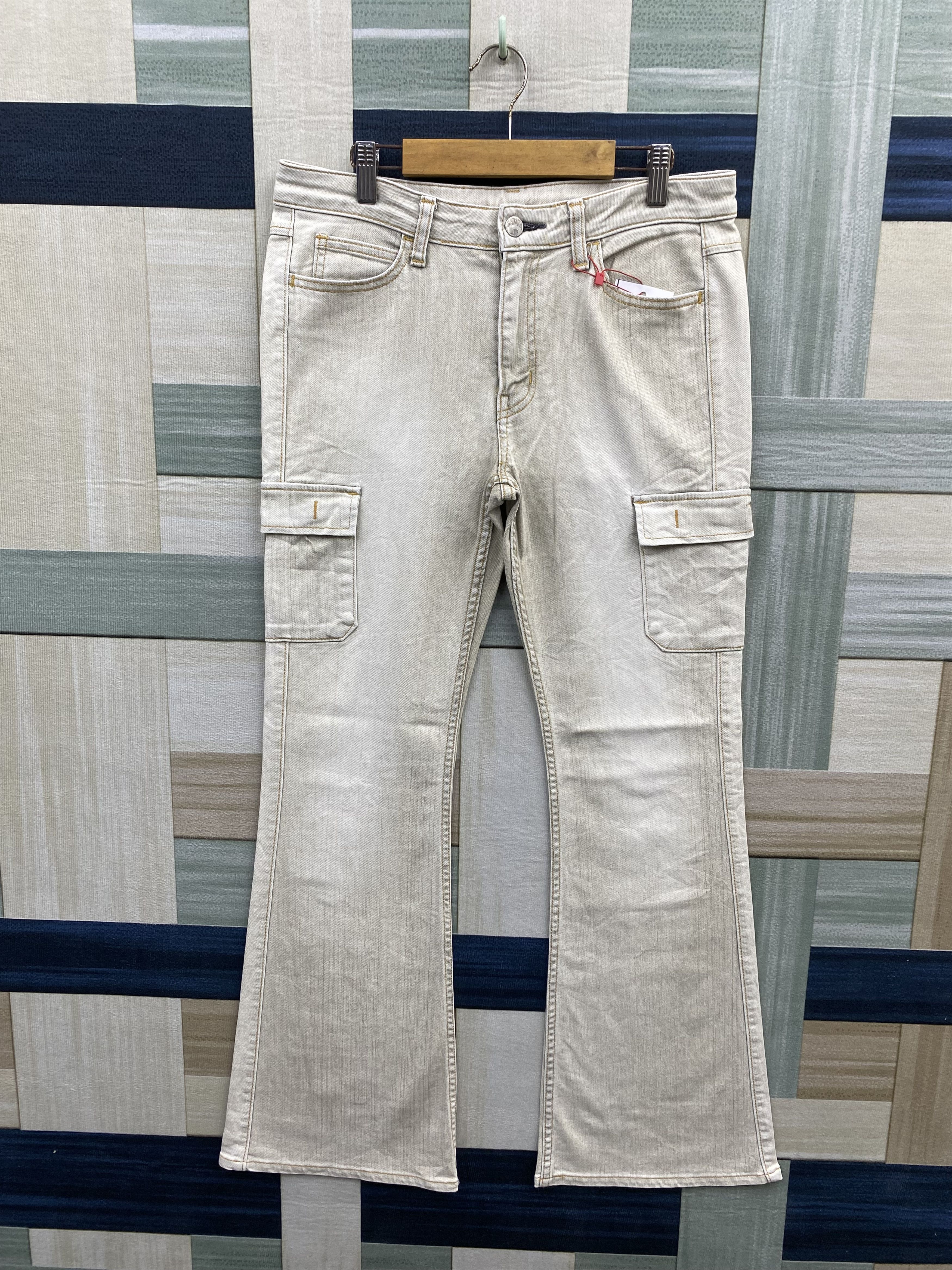 Japanese Brand × Vintage Vintage Japanese Brand Georgia Love Flare Denim Jean Size US 31 - 1 Thumbnail