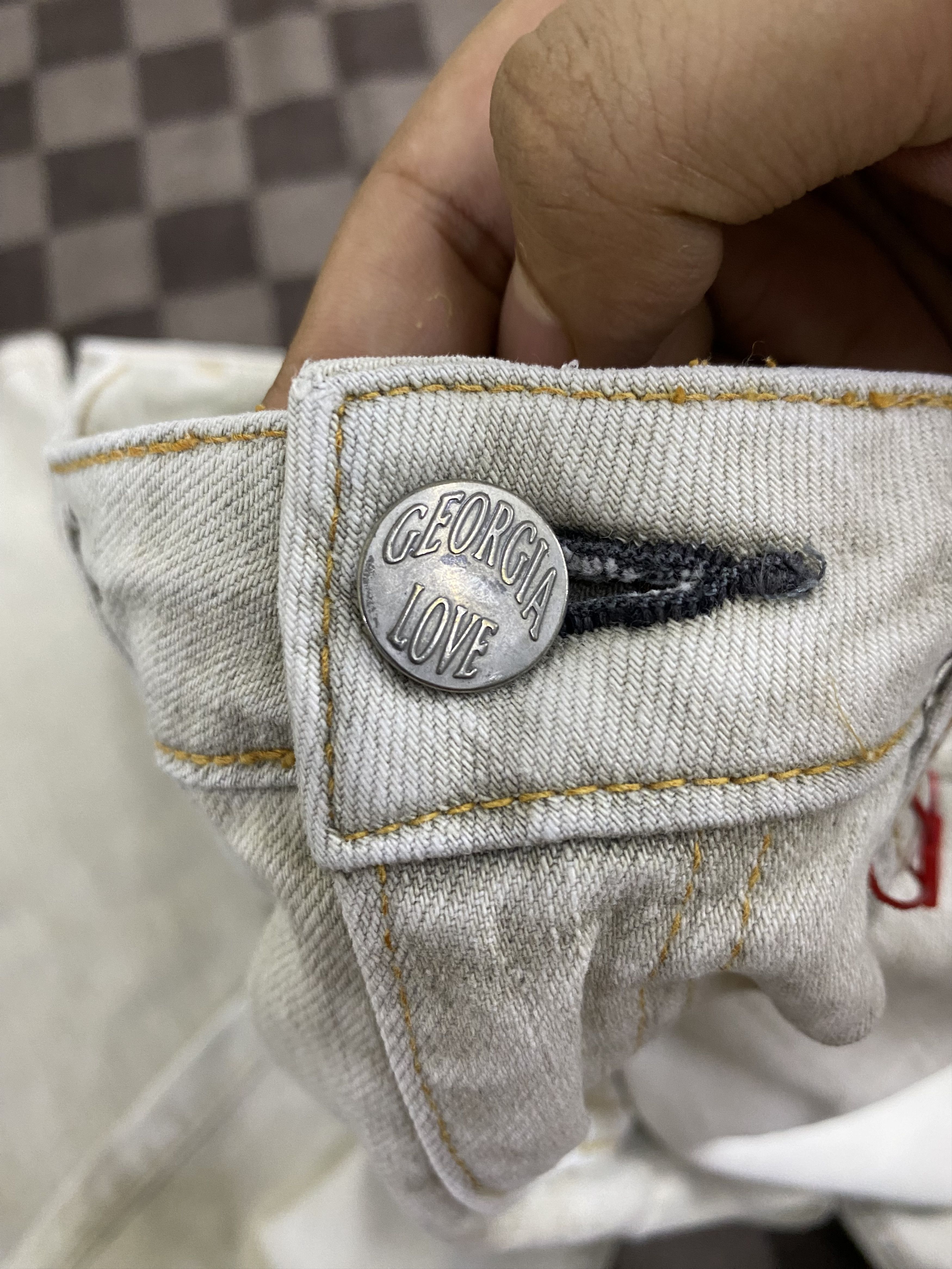 Japanese Brand × Vintage Vintage Japanese Brand Georgia Love Flare Denim Jean Size US 31 - 9 Thumbnail