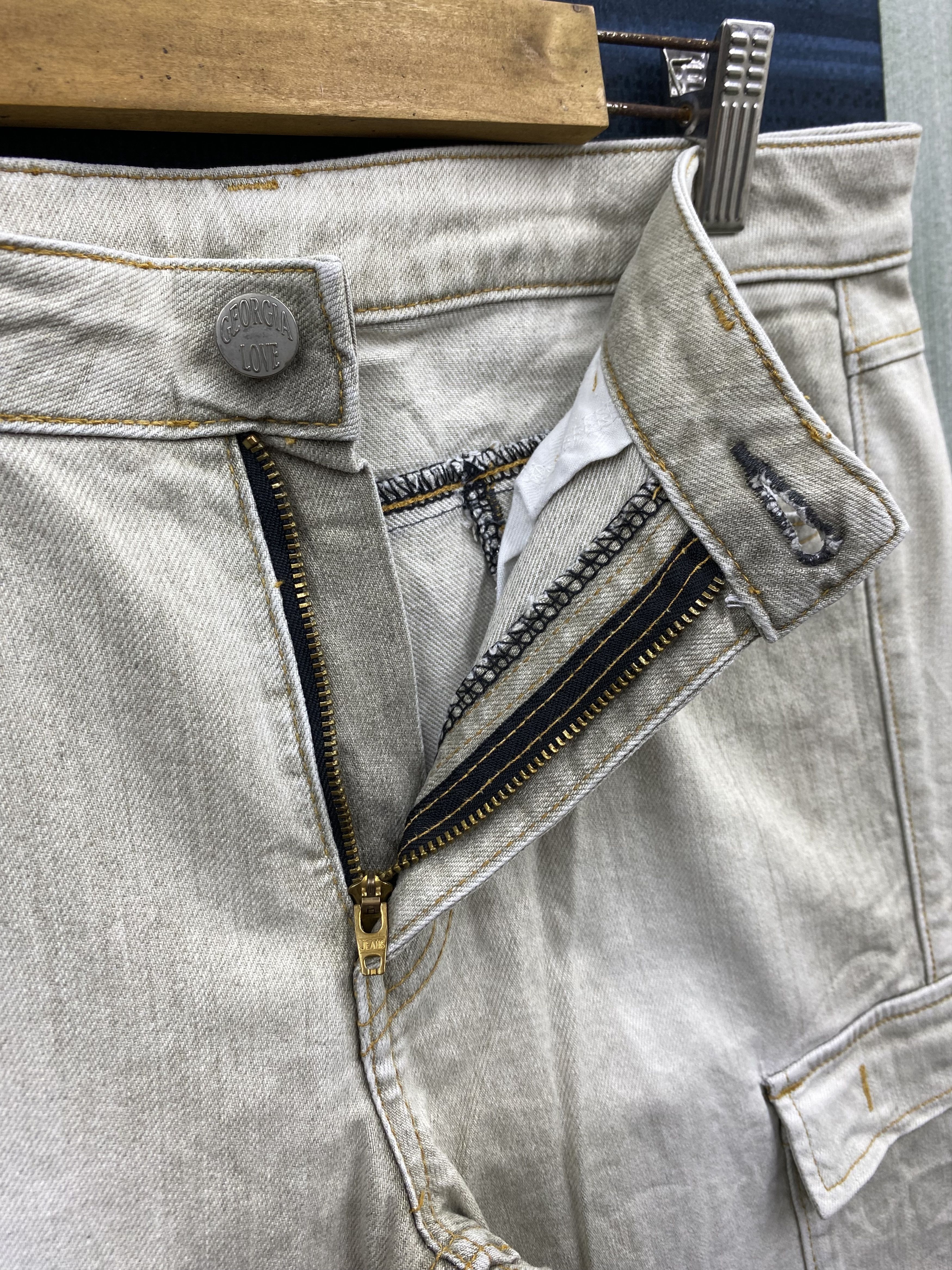 Japanese Brand × Vintage Vintage Japanese Brand Georgia Love Flare Denim Jean Size US 31 - 10 Thumbnail