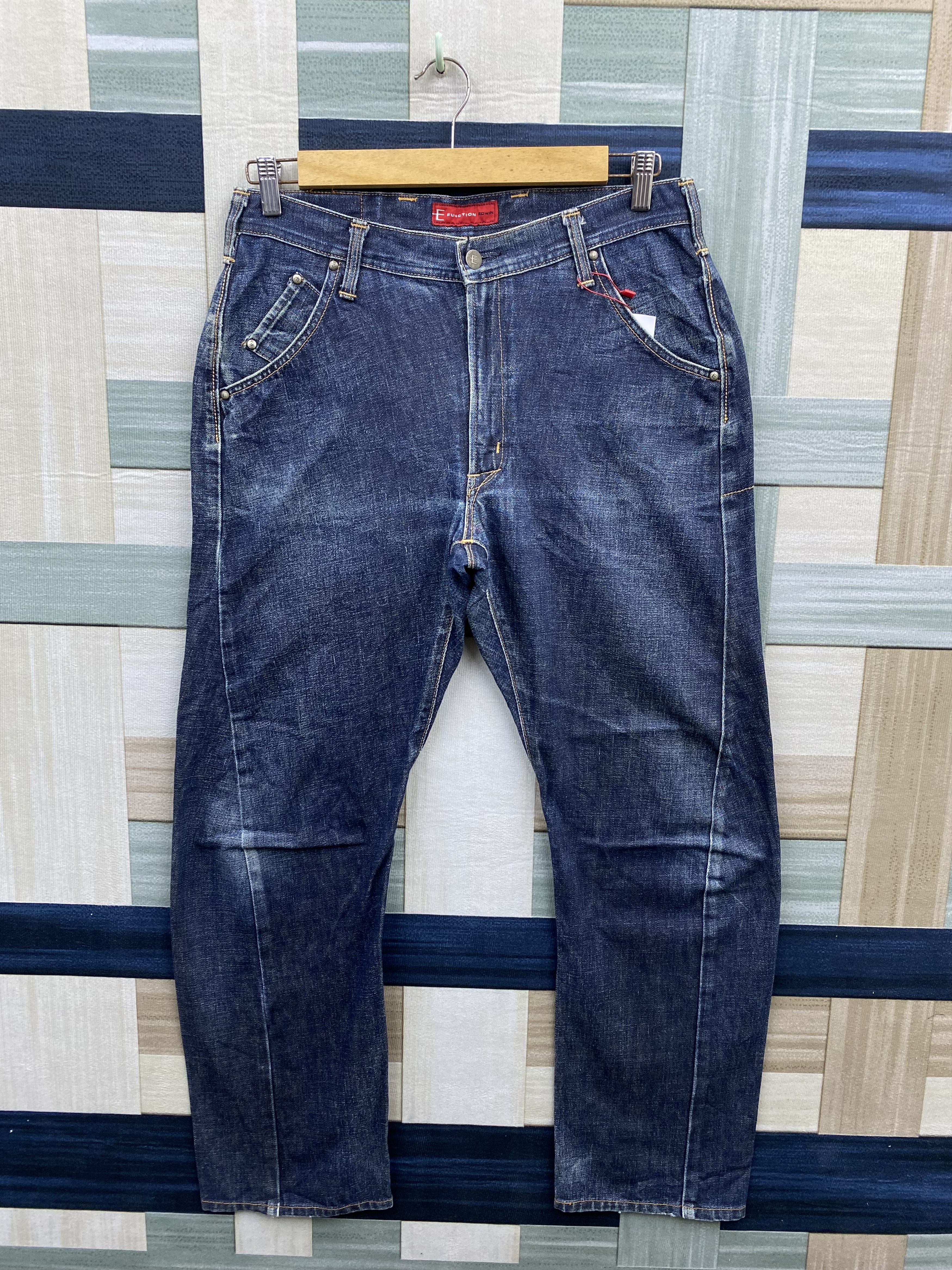 Edwin Japanese Brand Edwin E Function Denim Jean Pant Size US 33 - 1 Thumbnail