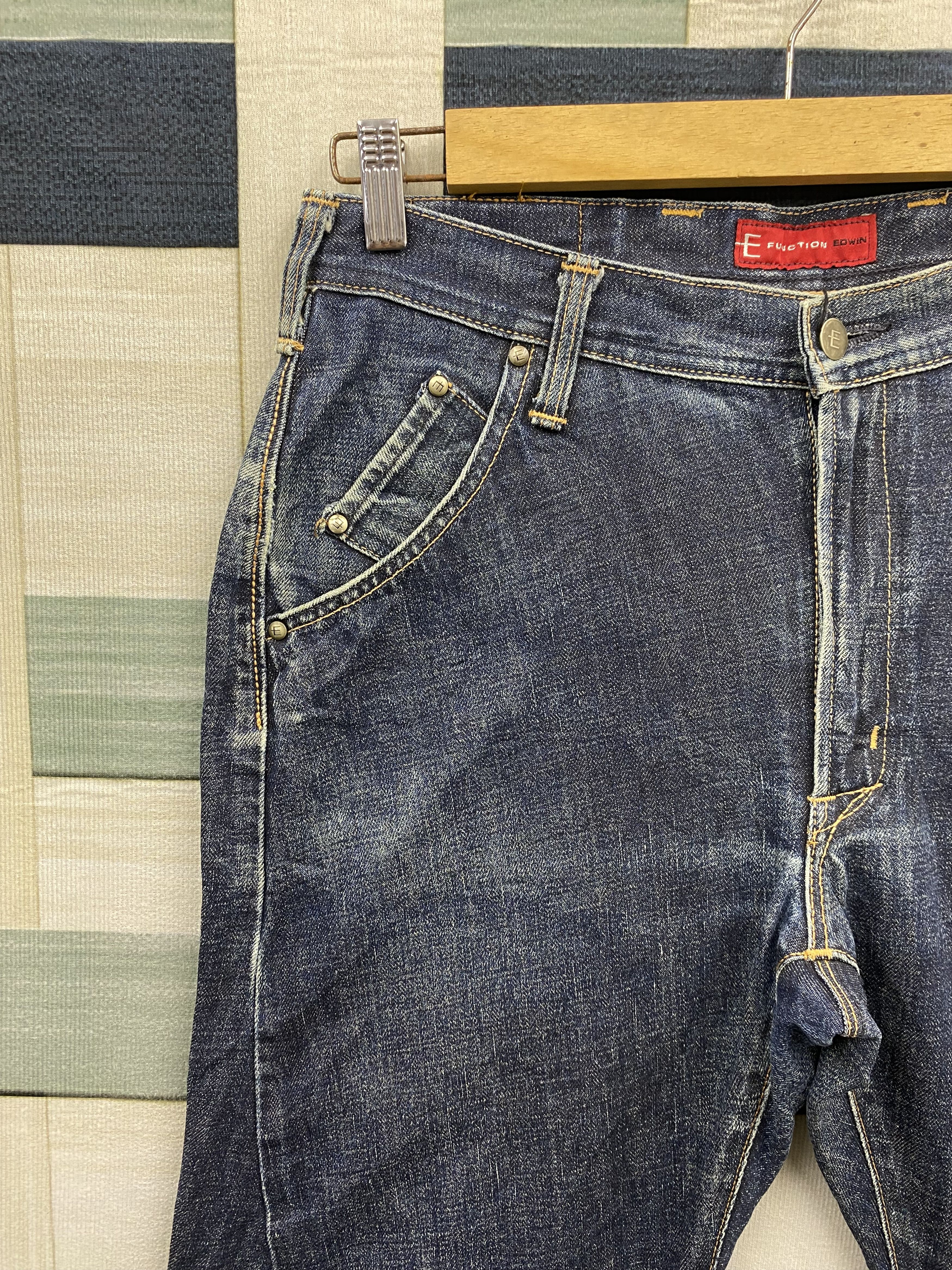 Edwin Japanese Brand Edwin E Function Denim Jean Pant Size US 33 - 6 Thumbnail
