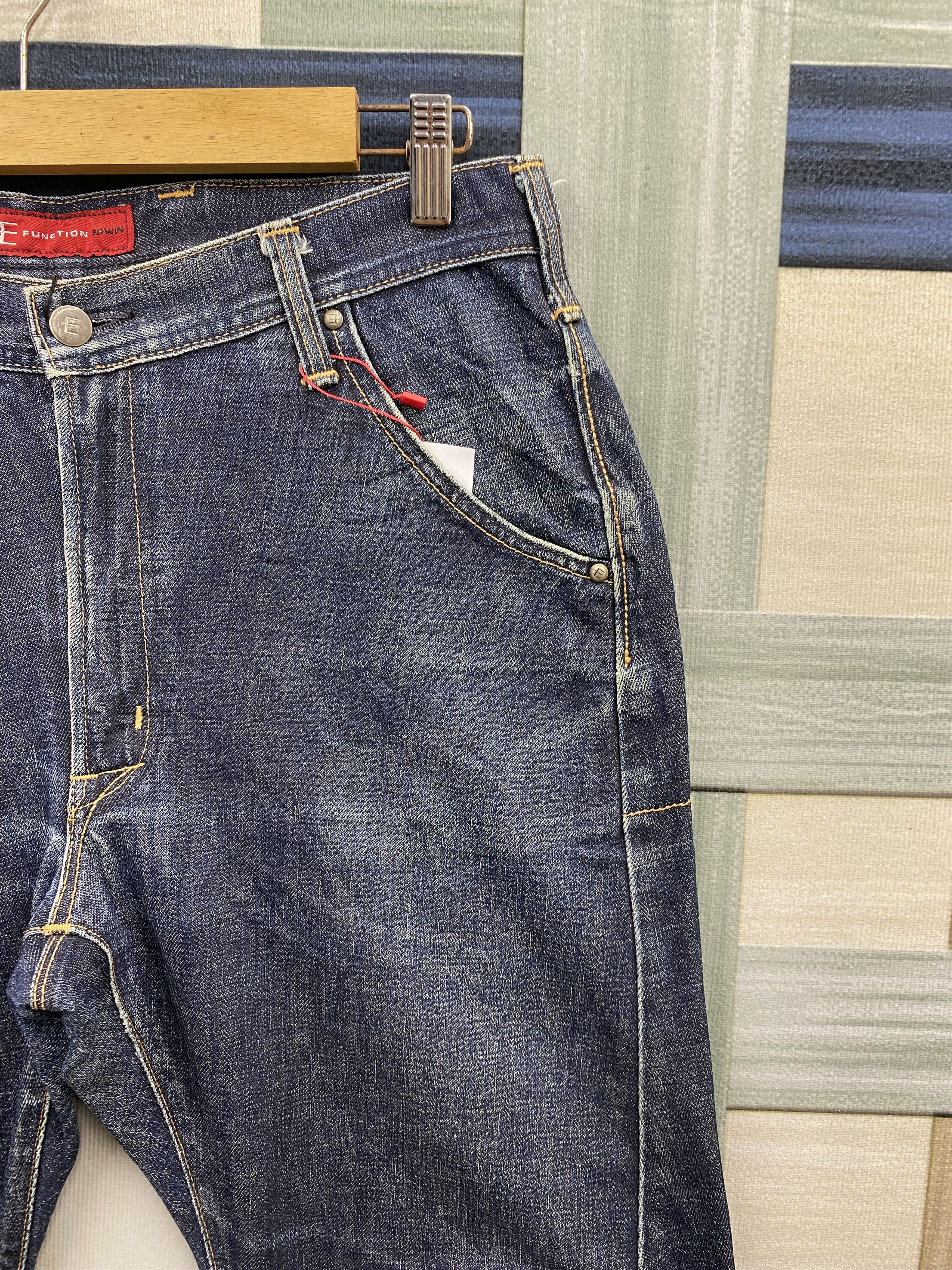 Edwin Japanese Brand Edwin E Function Denim Jean Pant Size US 33 - 7 Thumbnail