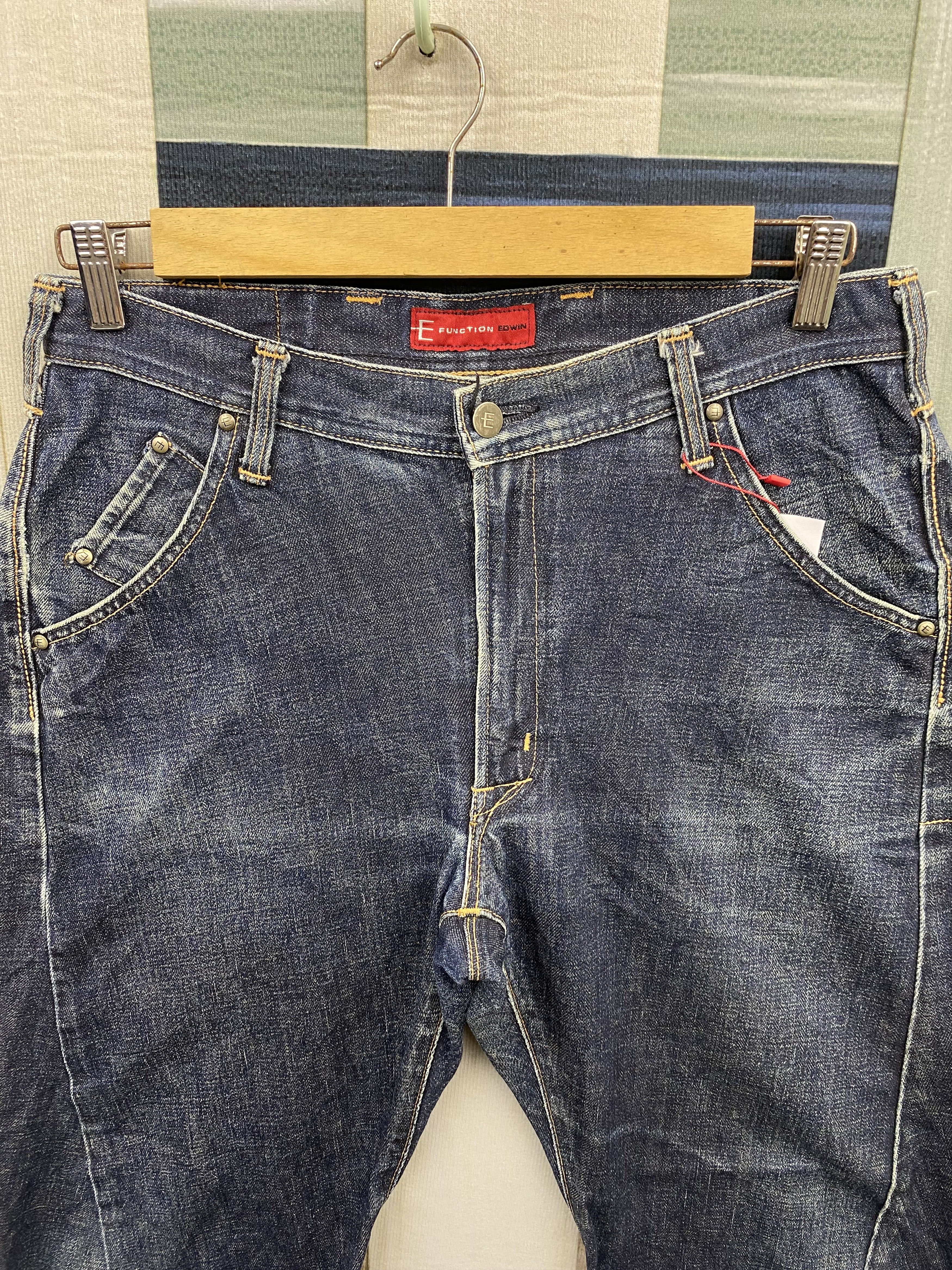 Edwin Japanese Brand Edwin E Function Denim Jean Pant Size US 33 - 3 Thumbnail