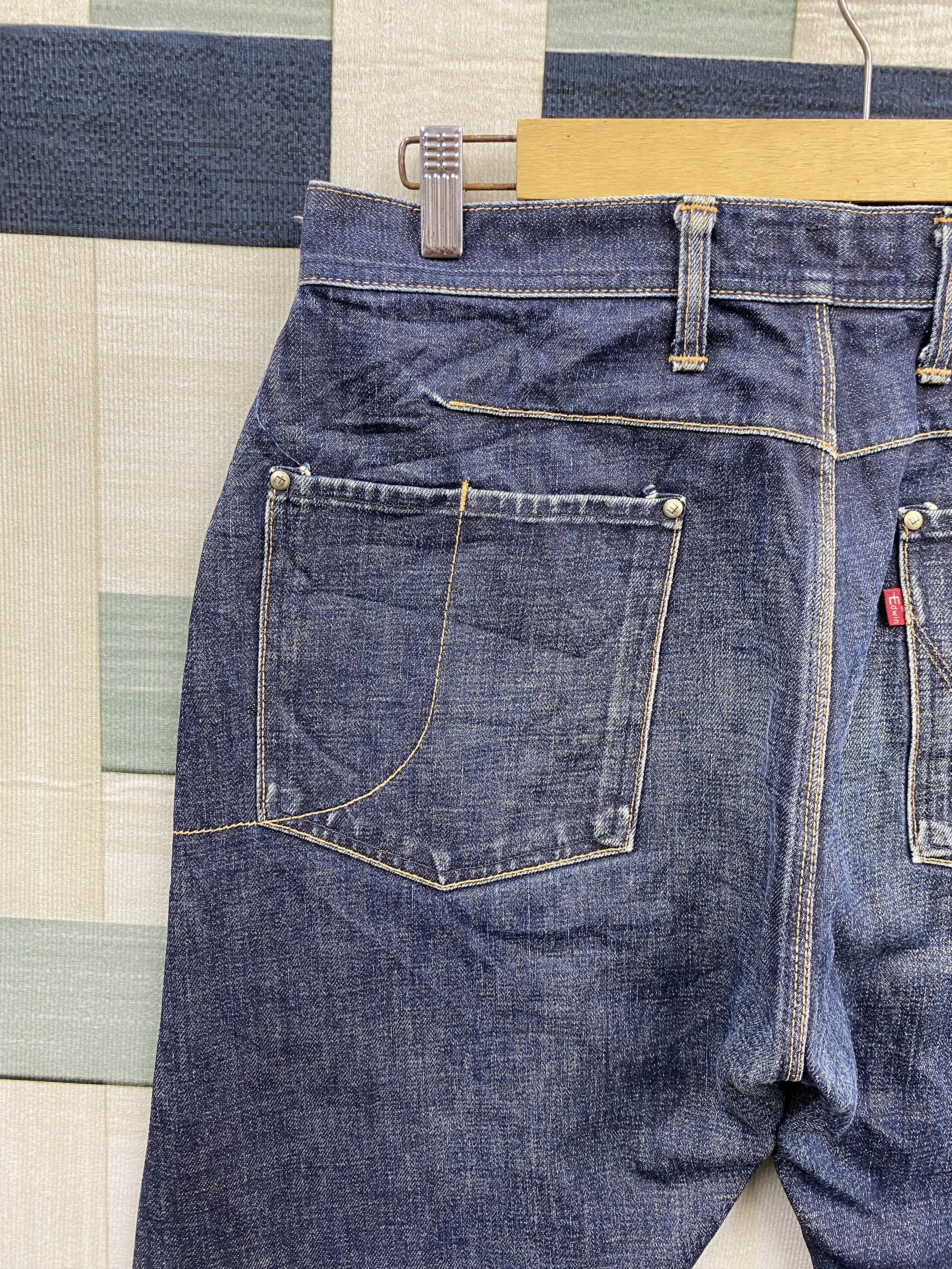 Edwin Japanese Brand Edwin E Function Denim Jean Pant Size US 33 - 8 Thumbnail