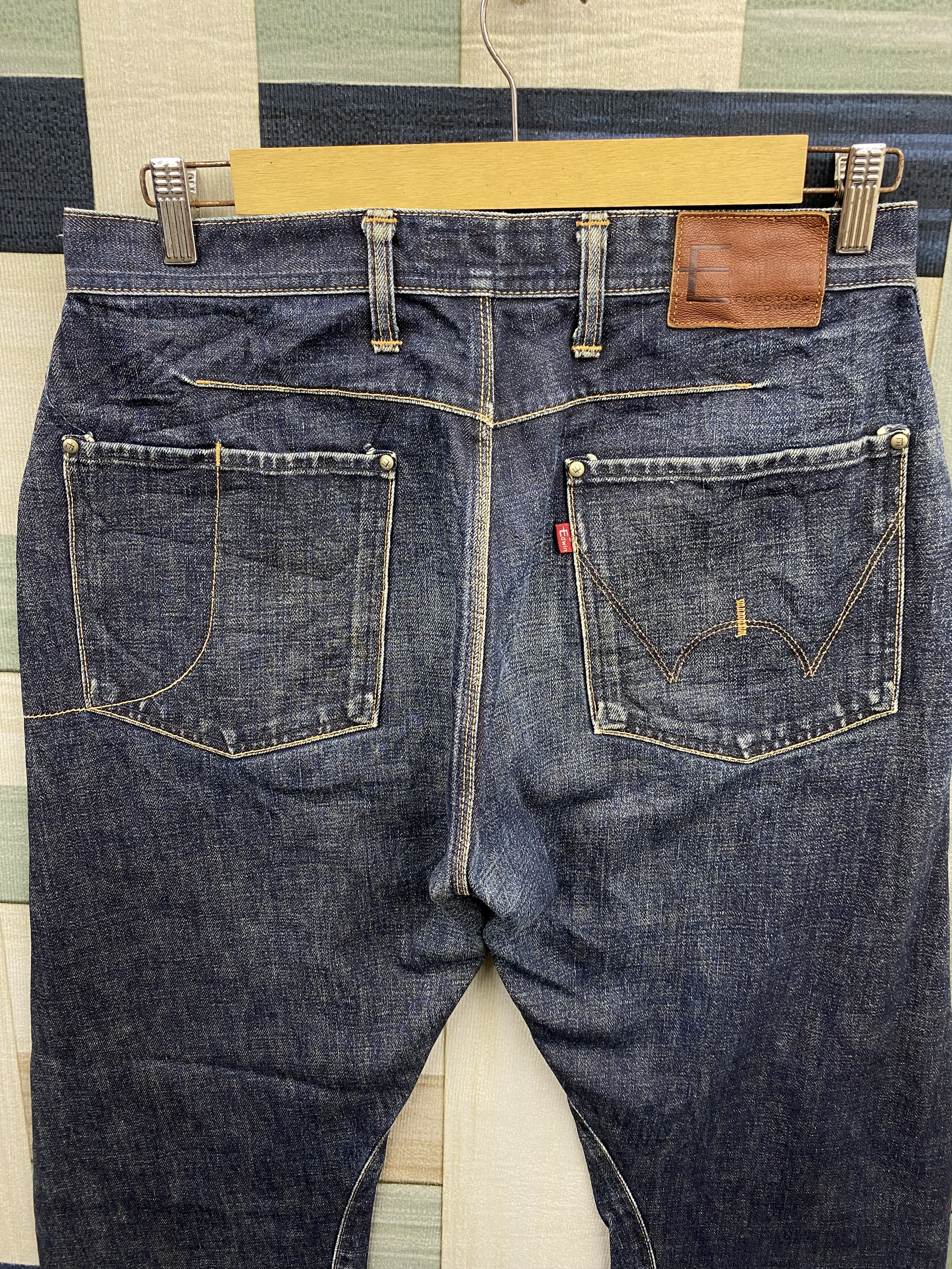 Edwin Japanese Brand Edwin E Function Denim Jean Pant Size US 33 - 4 Thumbnail