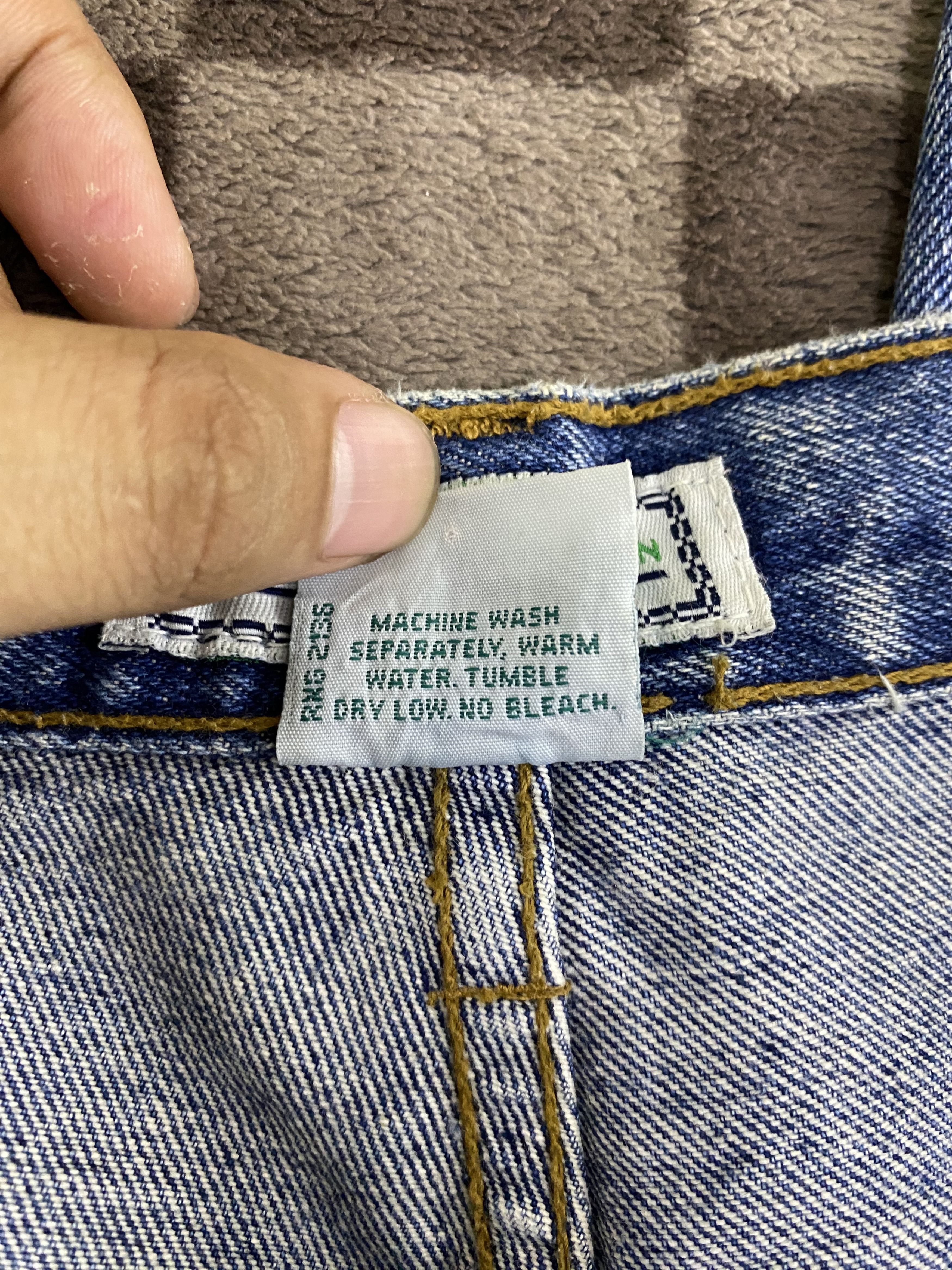 Guess Vintage Guess by Georges Marciano Baggy Denim Jean Size US 33 - 21 Thumbnail