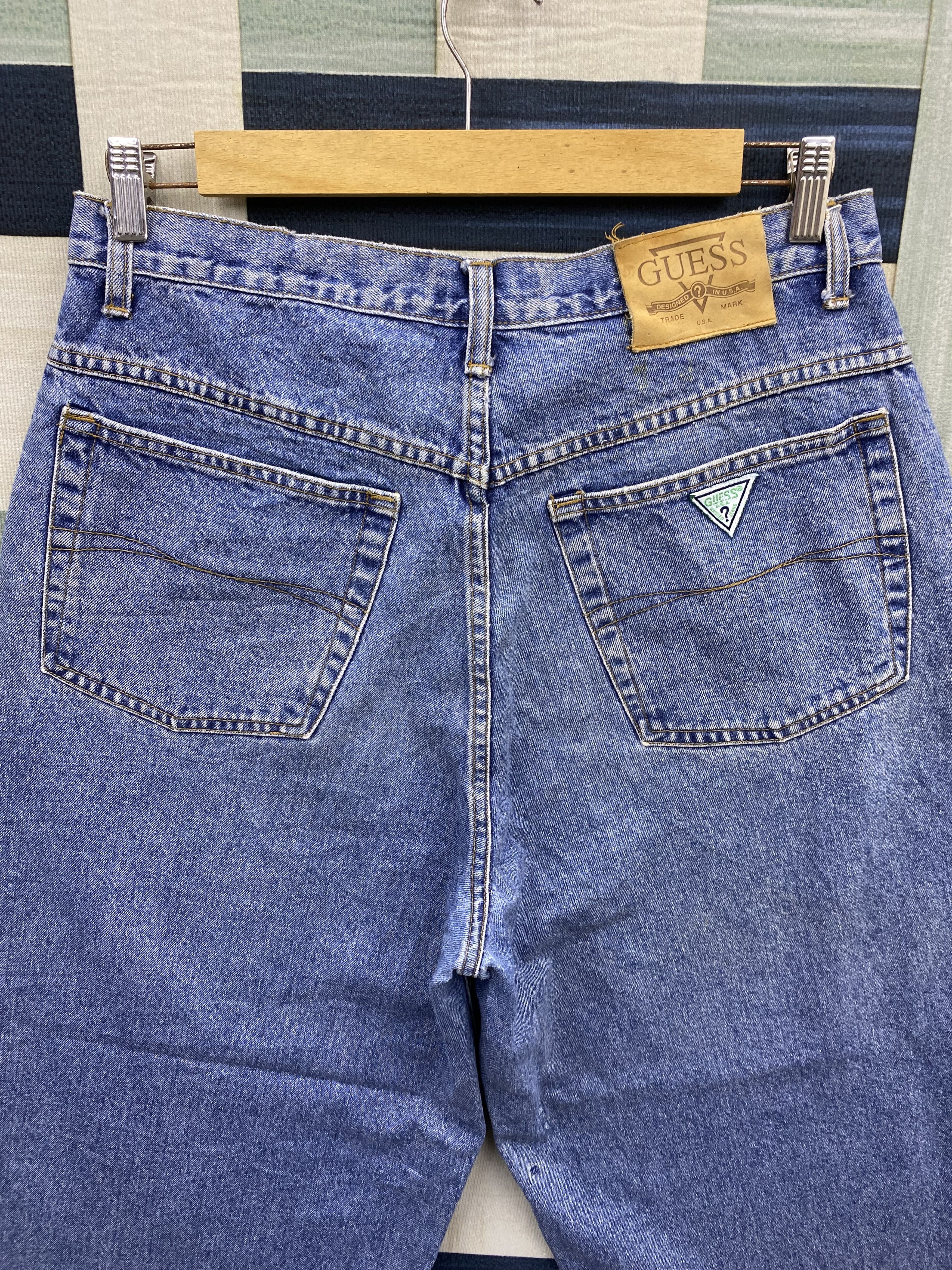 Guess Vintage Guess by Georges Marciano Baggy Denim Jean Size US 33 - 4 Thumbnail