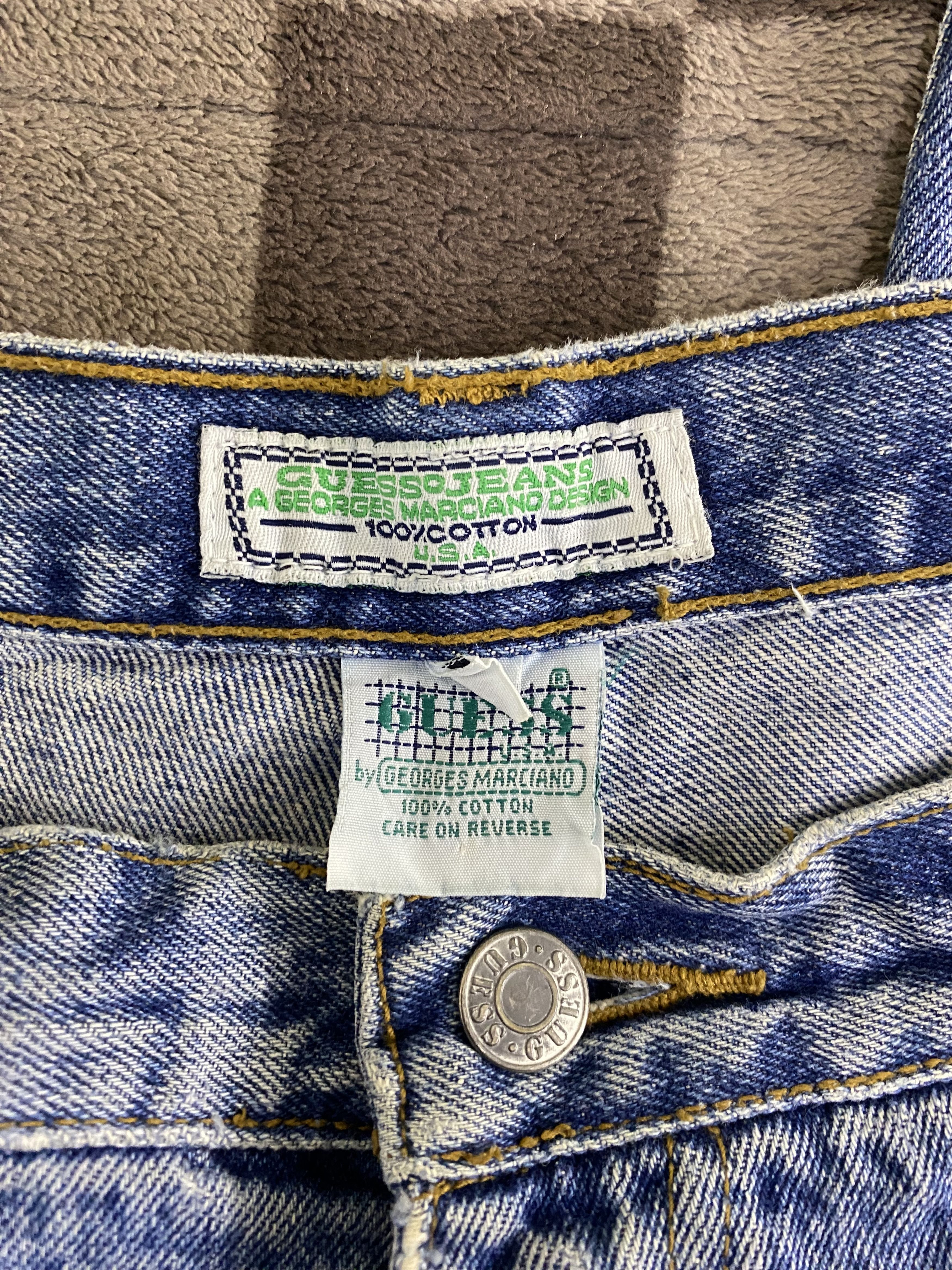 Guess Vintage Guess by Georges Marciano Baggy Denim Jean Size US 33 - 19 Thumbnail