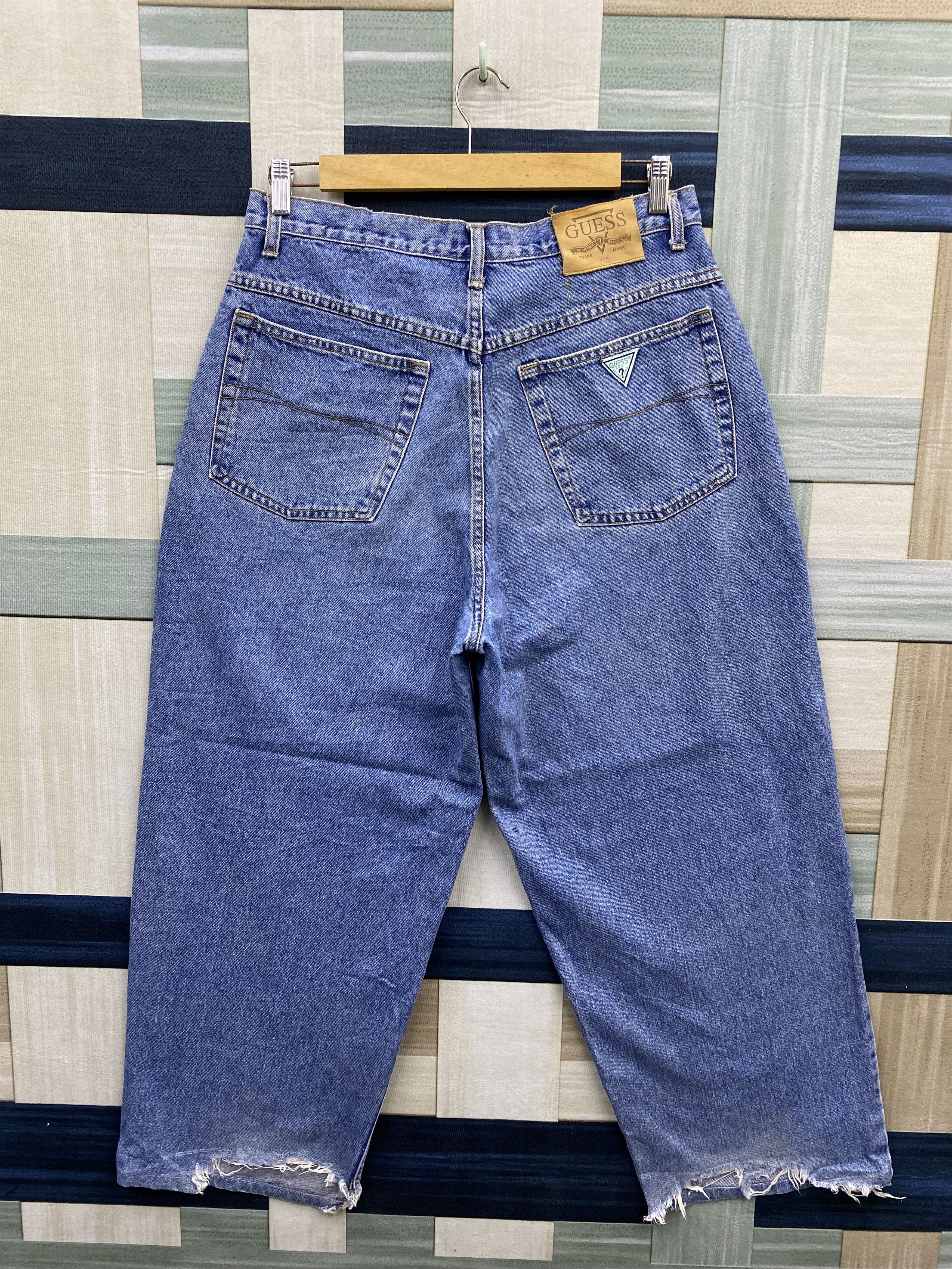 Guess Vintage Guess by Georges Marciano Baggy Denim Jean Size US 33 - 2 Thumbnail