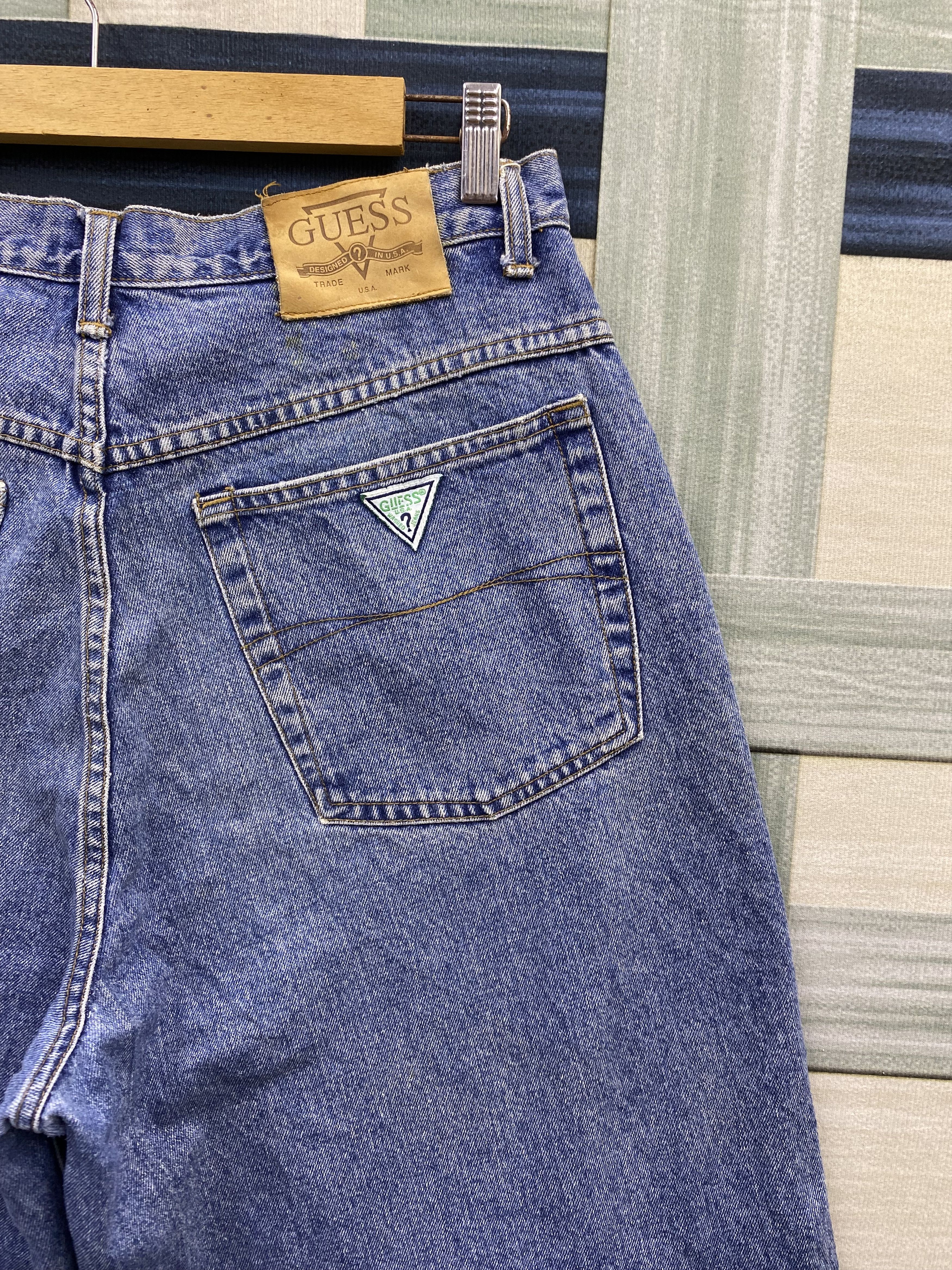 Guess Vintage Guess by Georges Marciano Baggy Denim Jean Size US 33 - 8 Thumbnail