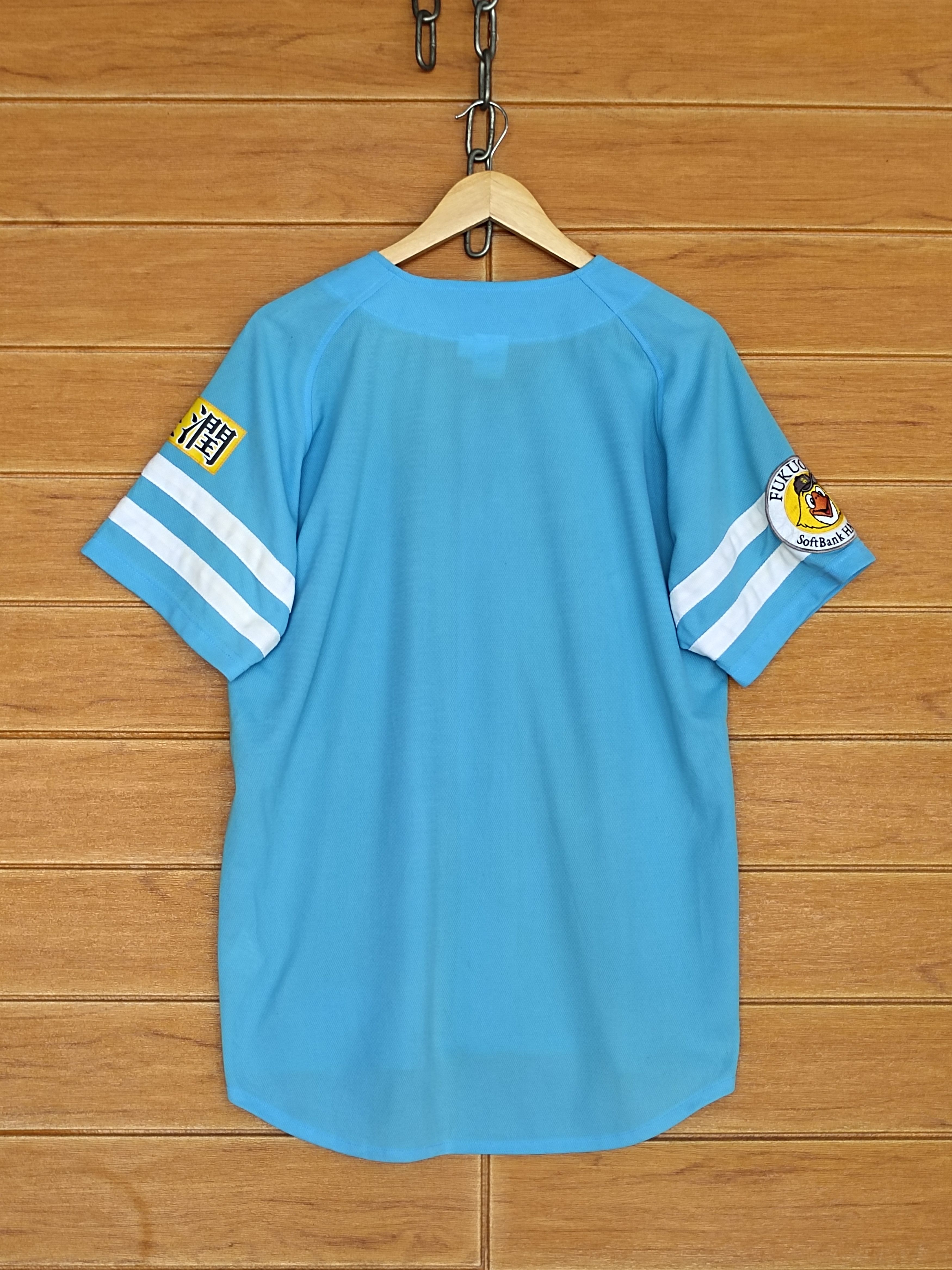 MLB Vintage Fukuoka Softbank Hawks Jersey Size US L / EU 52-54 / 3 - 11 Thumbnail