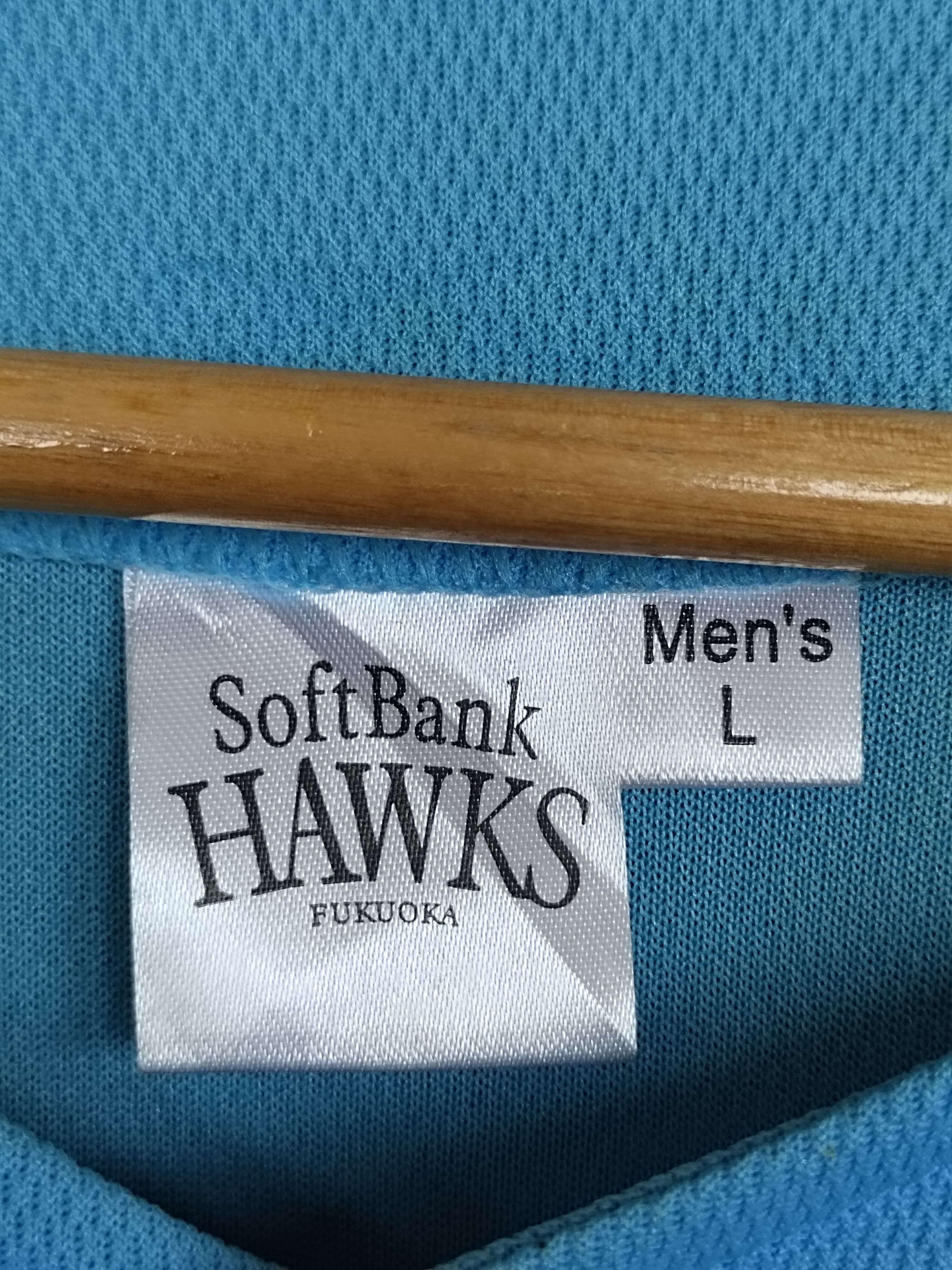 MLB Vintage Fukuoka Softbank Hawks Jersey Size US L / EU 52-54 / 3 - 12 Thumbnail