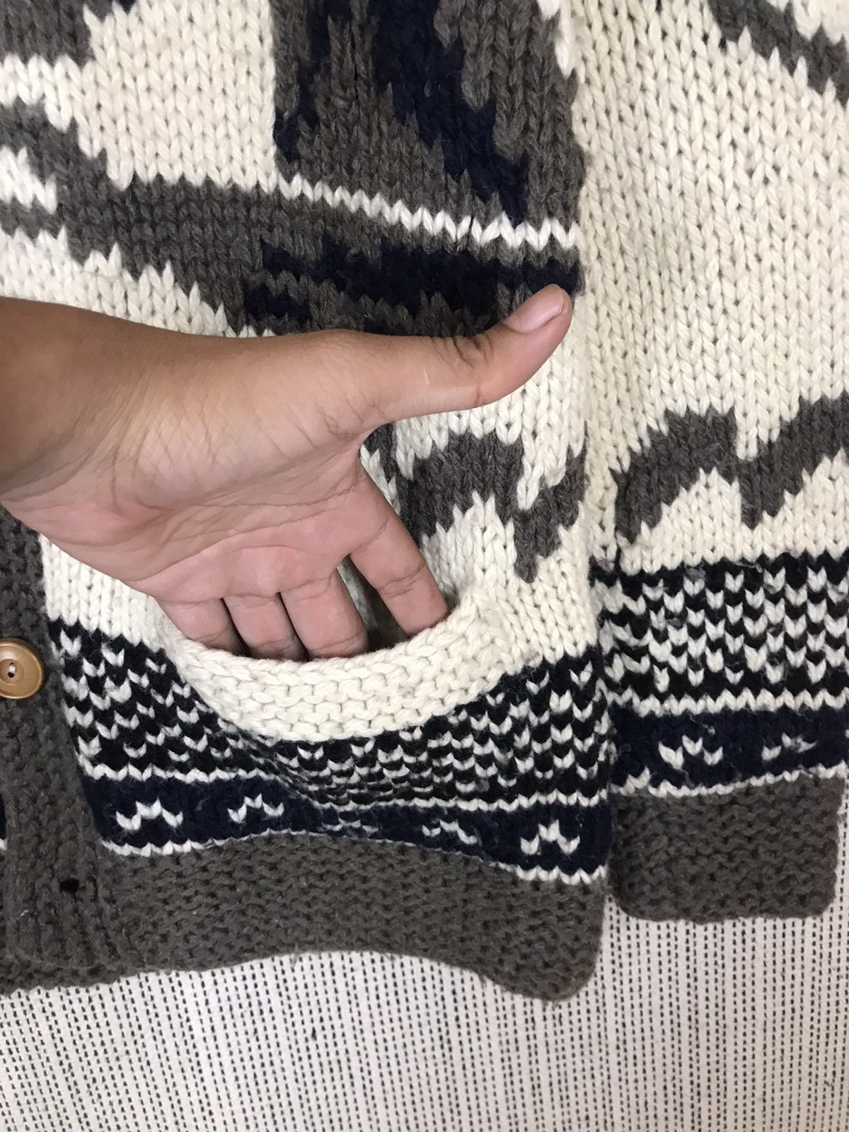 Aran Isles Knitwear × Japanese Brand ‼️CUBE SUGAR HEAVY DUTY MATERIAL COMFORTABLE KNIT‼️ Size US M / EU 48-50 / 2 - 4 Thumbnail