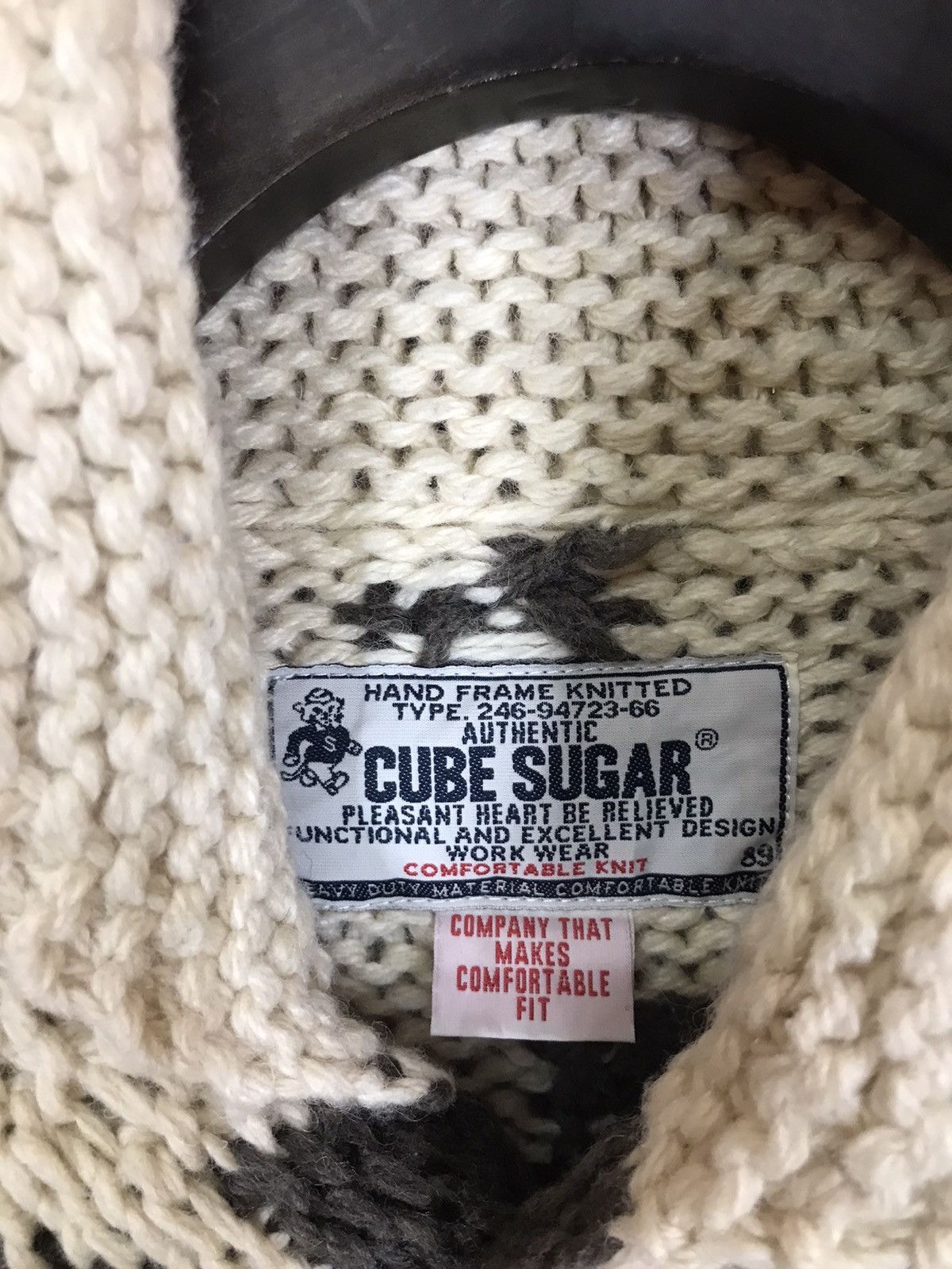 Aran Isles Knitwear × Japanese Brand ‼️CUBE SUGAR HEAVY DUTY MATERIAL COMFORTABLE KNIT‼️ Size US M / EU 48-50 / 2 - 3 Thumbnail