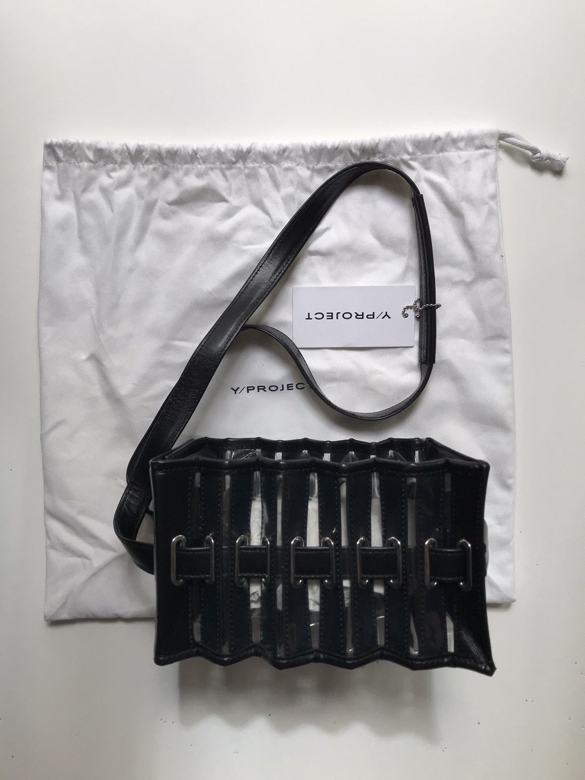 image of Yproject Accordion Bag Ss20 in Black, Women's