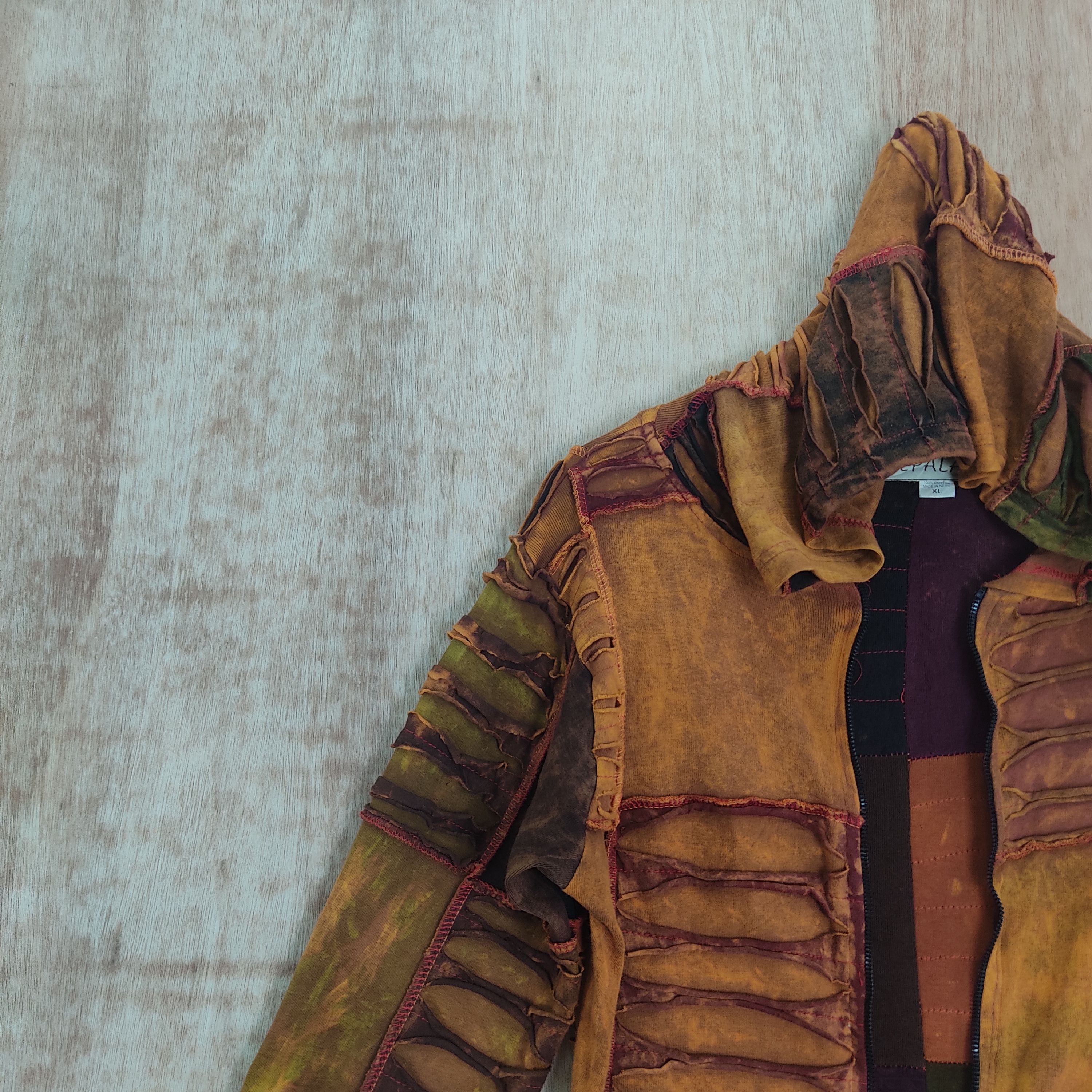 Other Very Rare Patchwork Distressed Colourful Tie Dye Hoodie Size US S / EU 44-46 / 1 - 6 Thumbnail