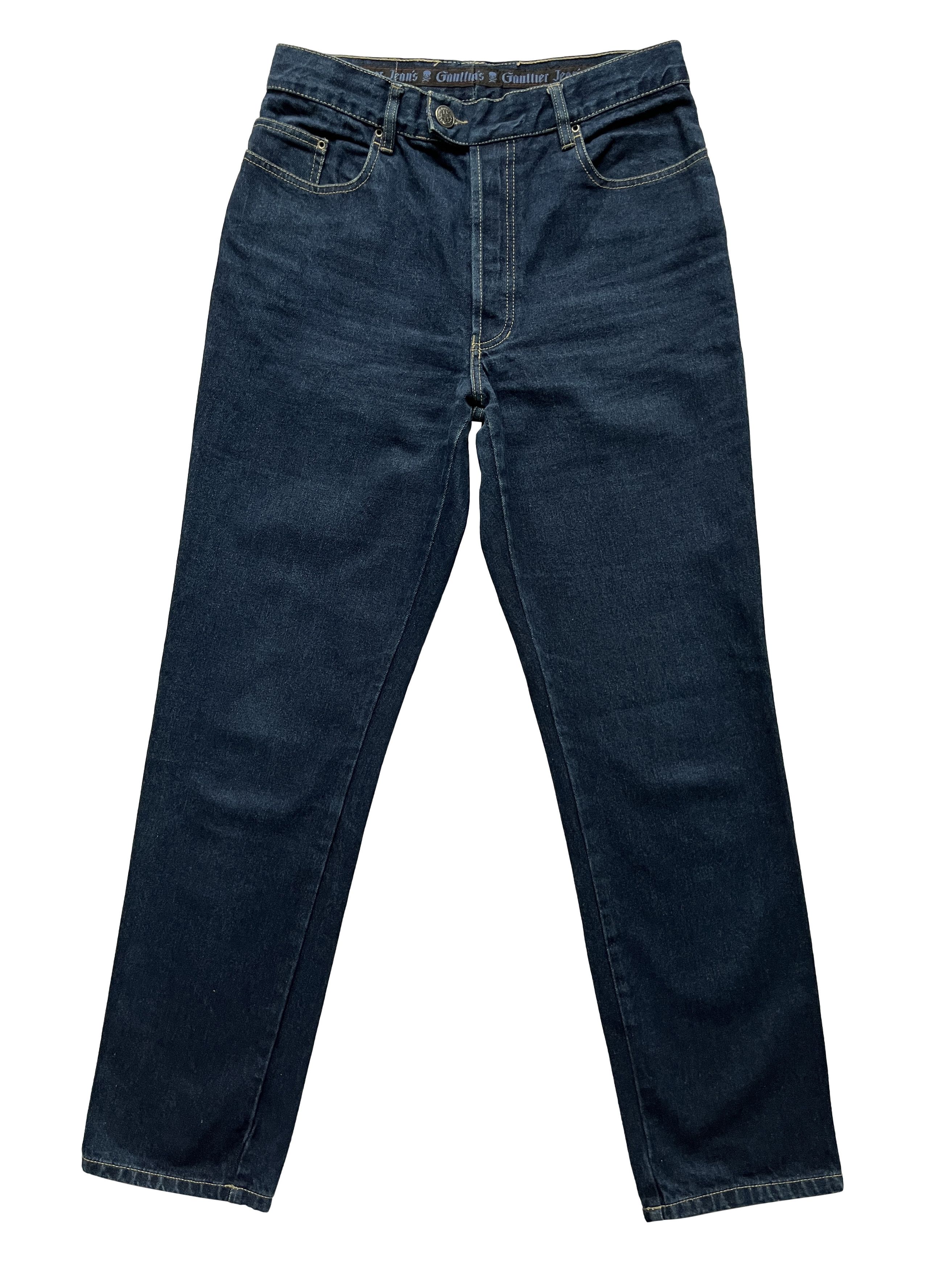 image of 1990's Jean Paul Gaultier Denim Jean Pants in Blue, Men's (Size 26)