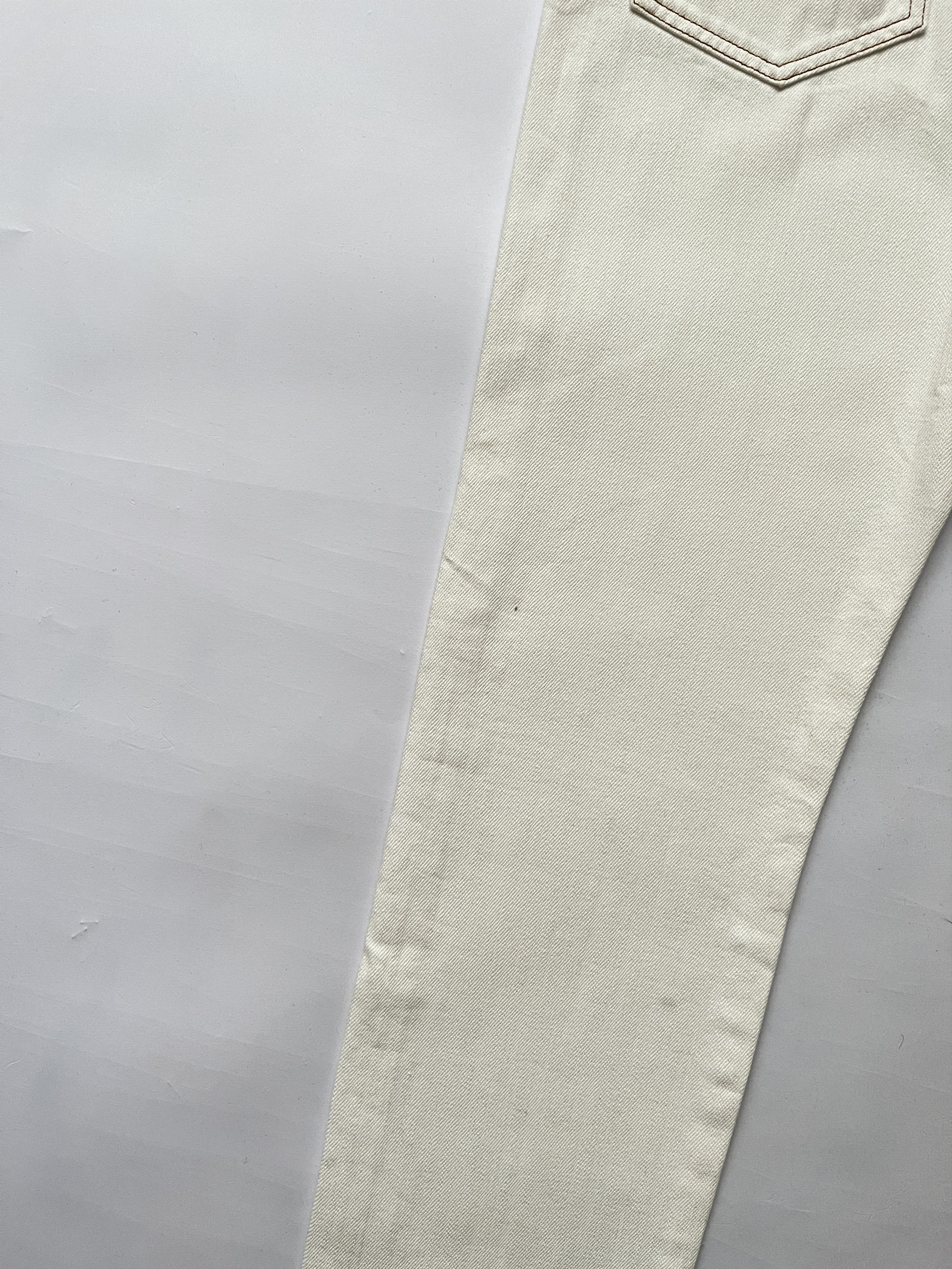 Joseph ⚡️QUICK SALE⚡️Joseph White Denim Jeans Pants Size 26" / US 2 / IT 38 - 6 Thumbnail