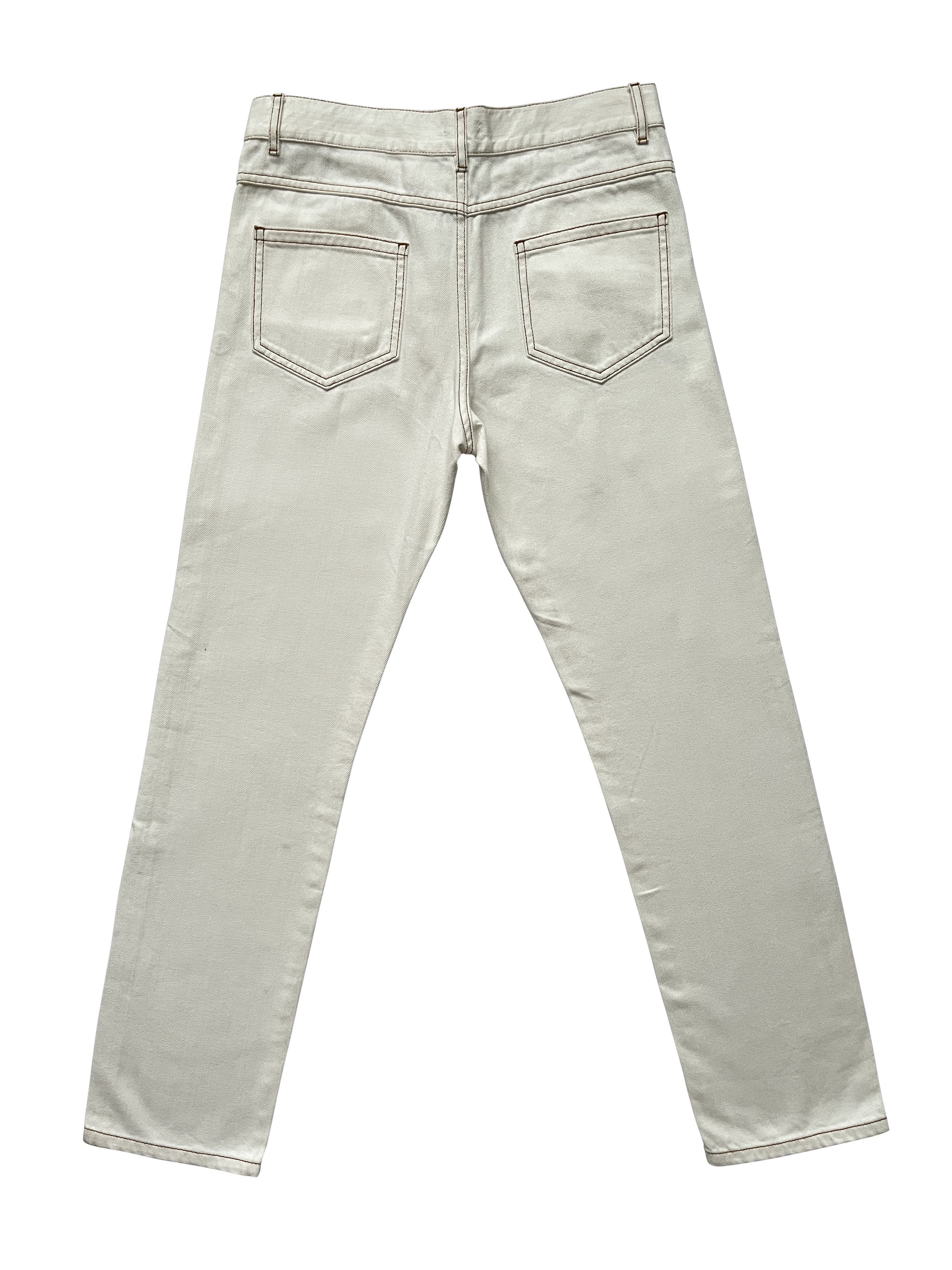 Joseph ⚡️QUICK SALE⚡️Joseph White Denim Jeans Pants Size 26" / US 2 / IT 38 - 2 Thumbnail