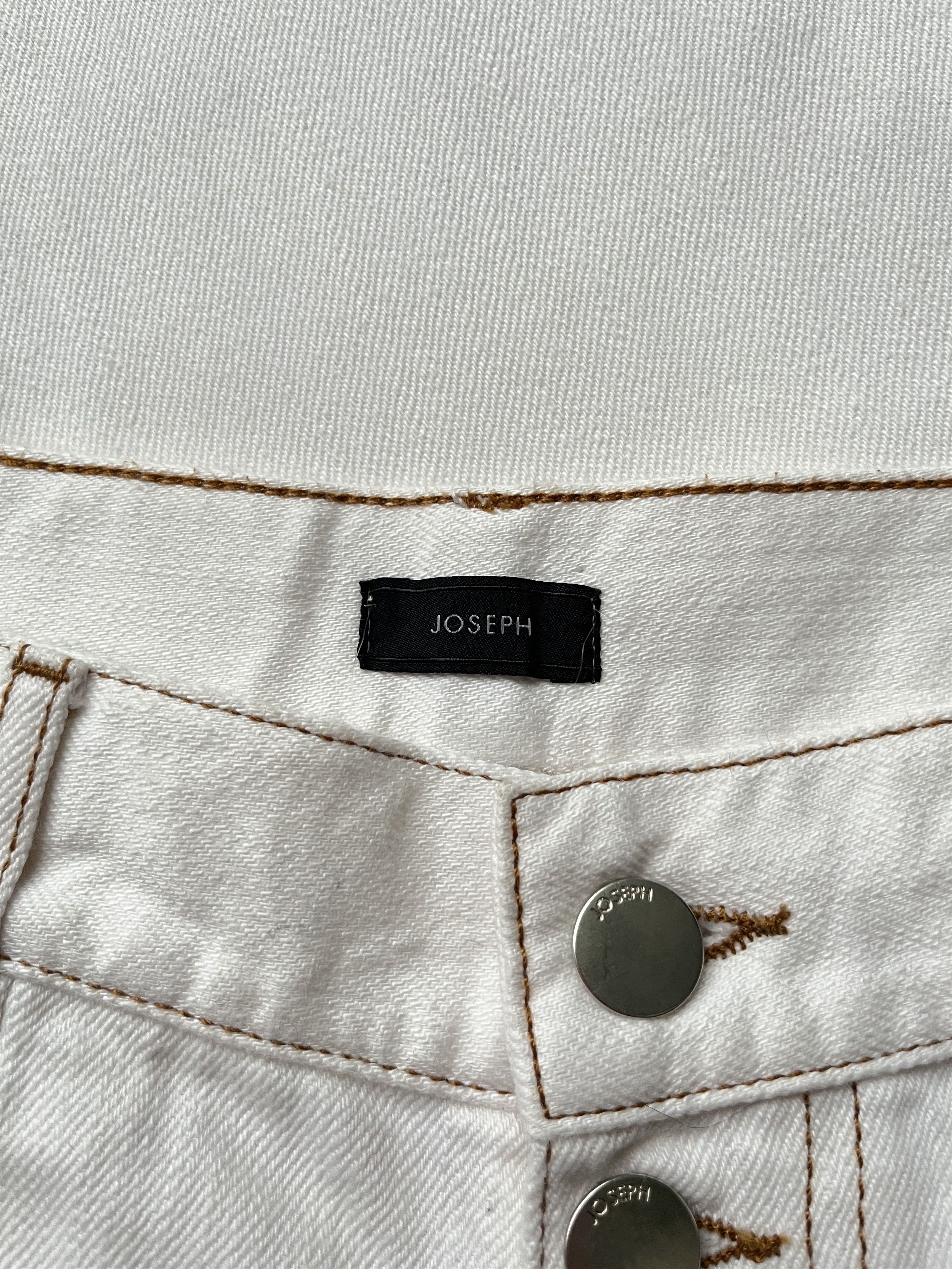 Joseph ⚡️QUICK SALE⚡️Joseph White Denim Jeans Pants Size 26" / US 2 / IT 38 - 3 Thumbnail