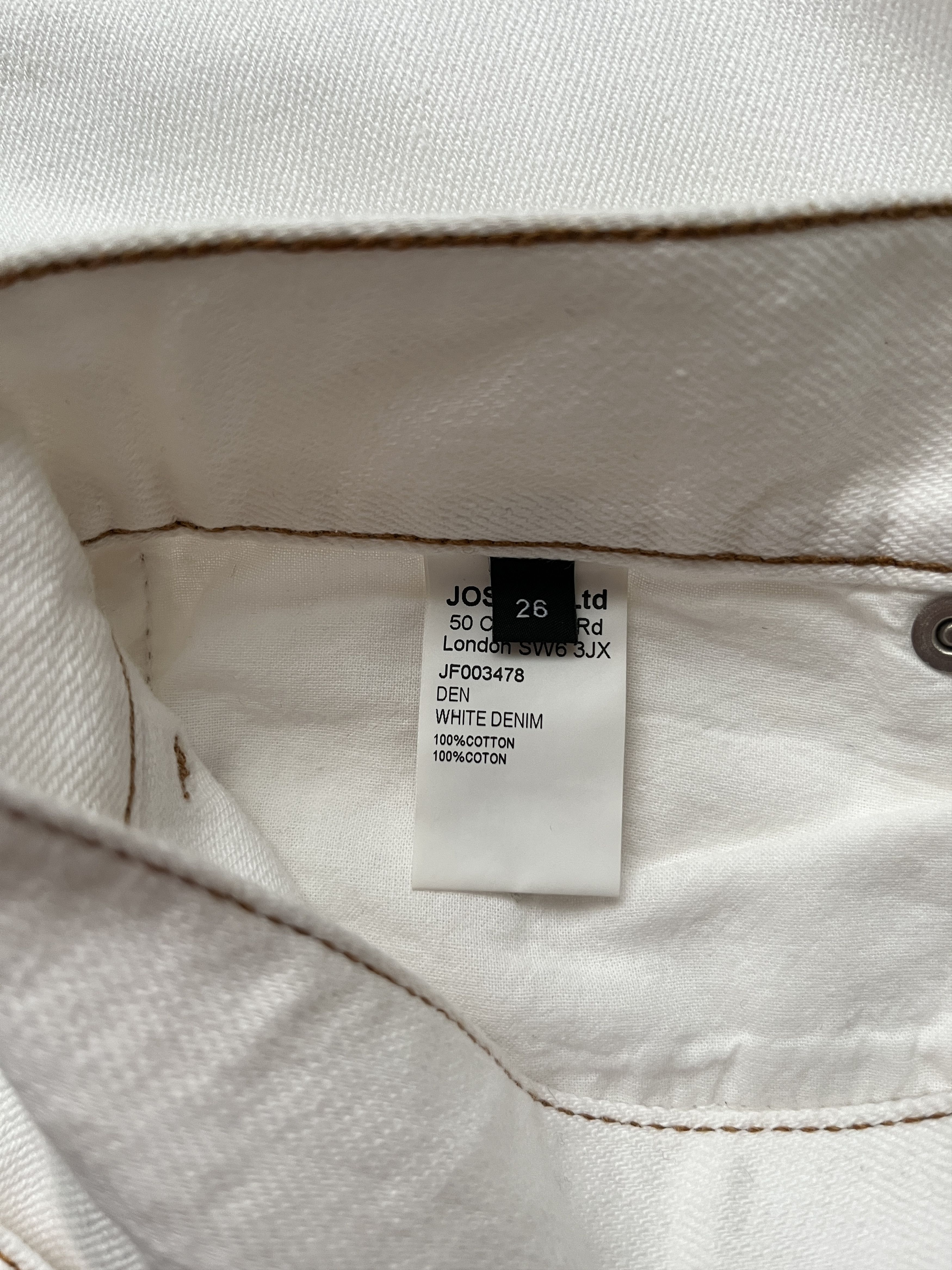 Joseph ⚡️QUICK SALE⚡️Joseph White Denim Jeans Pants Size 26" / US 2 / IT 38 - 4 Thumbnail